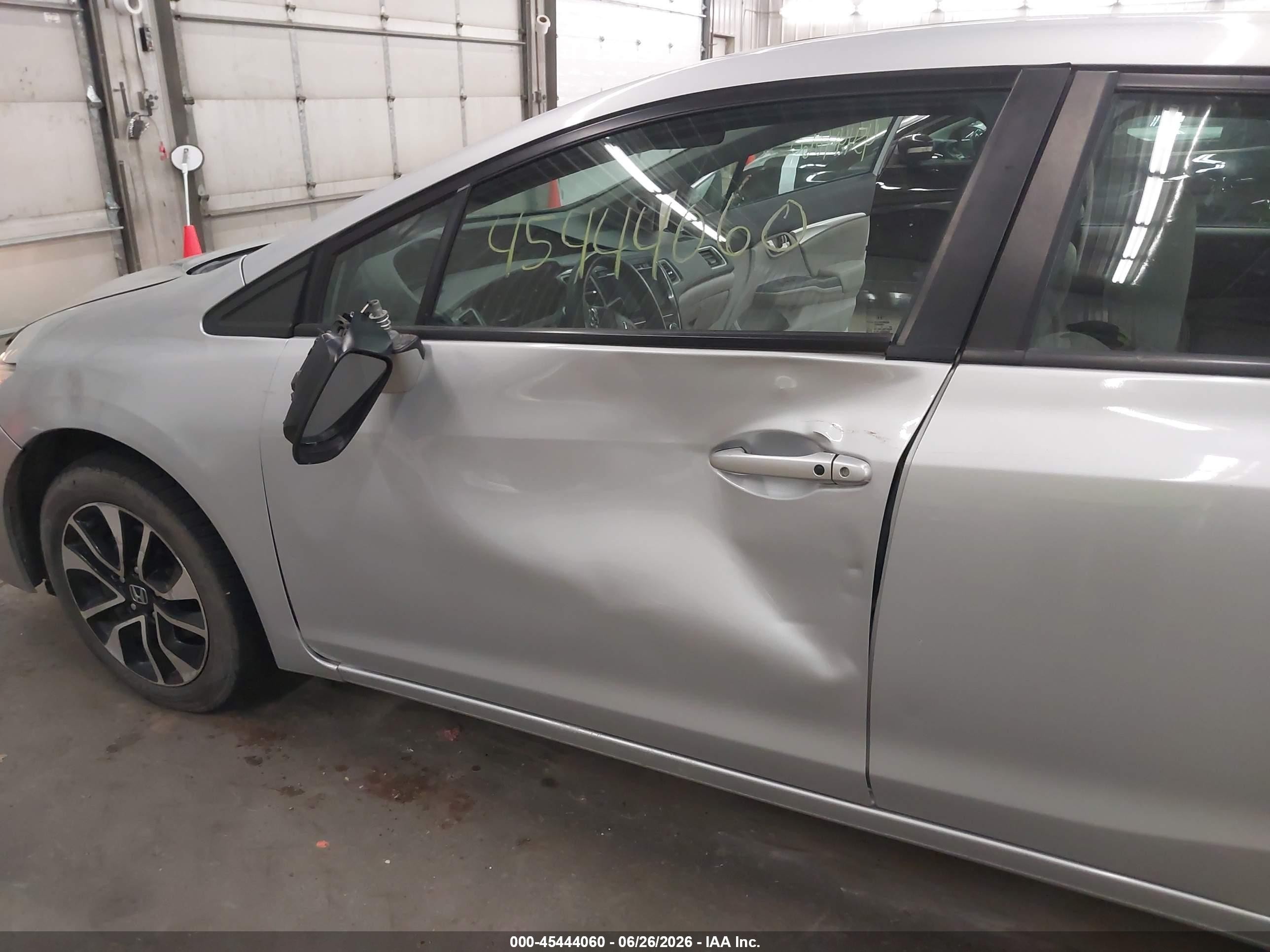 2014 Honda Civic Ex Silver vin: 2HGFB2F86EH545119