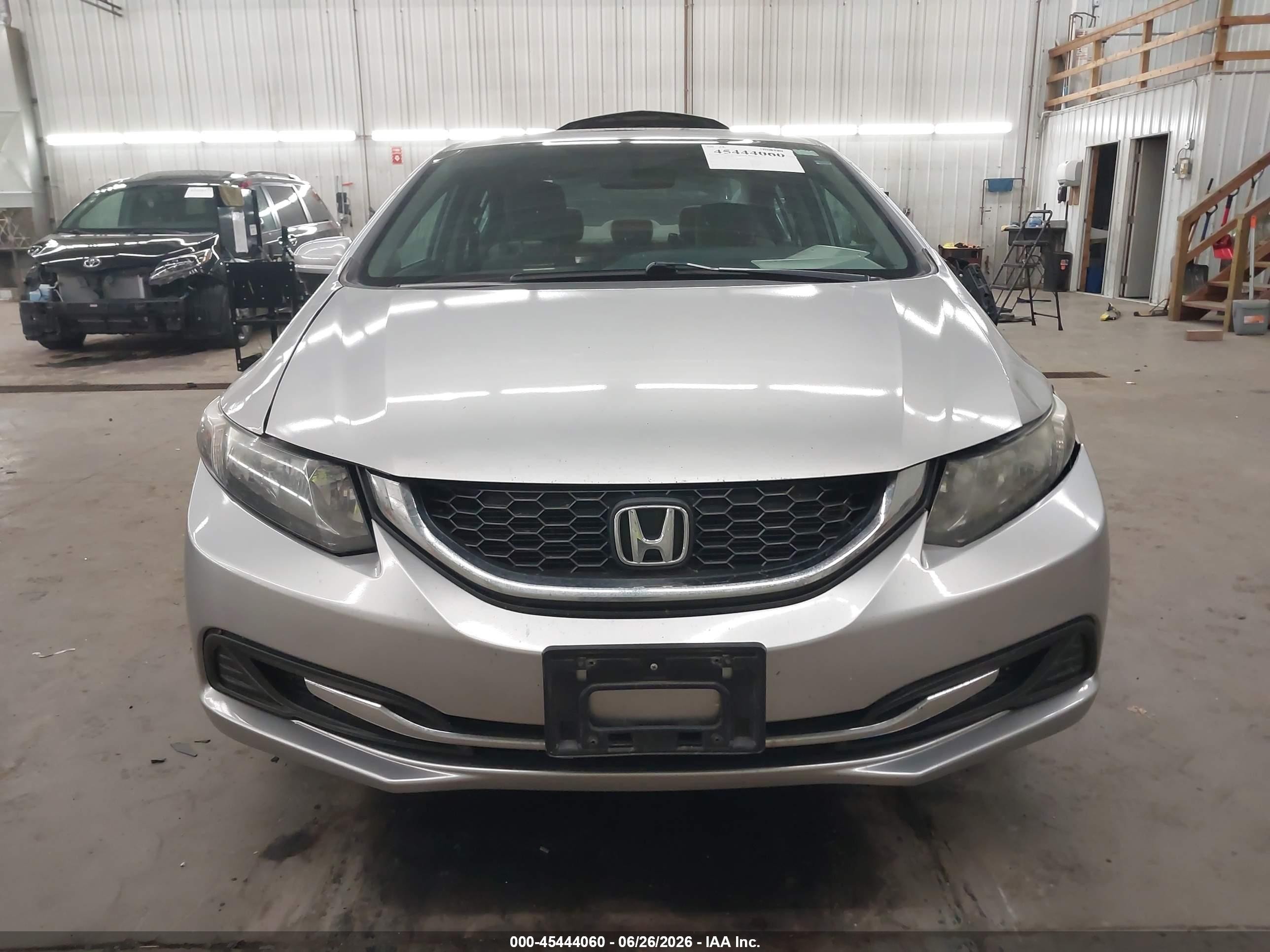 2014 Honda Civic Ex Silver vin: 2HGFB2F86EH545119