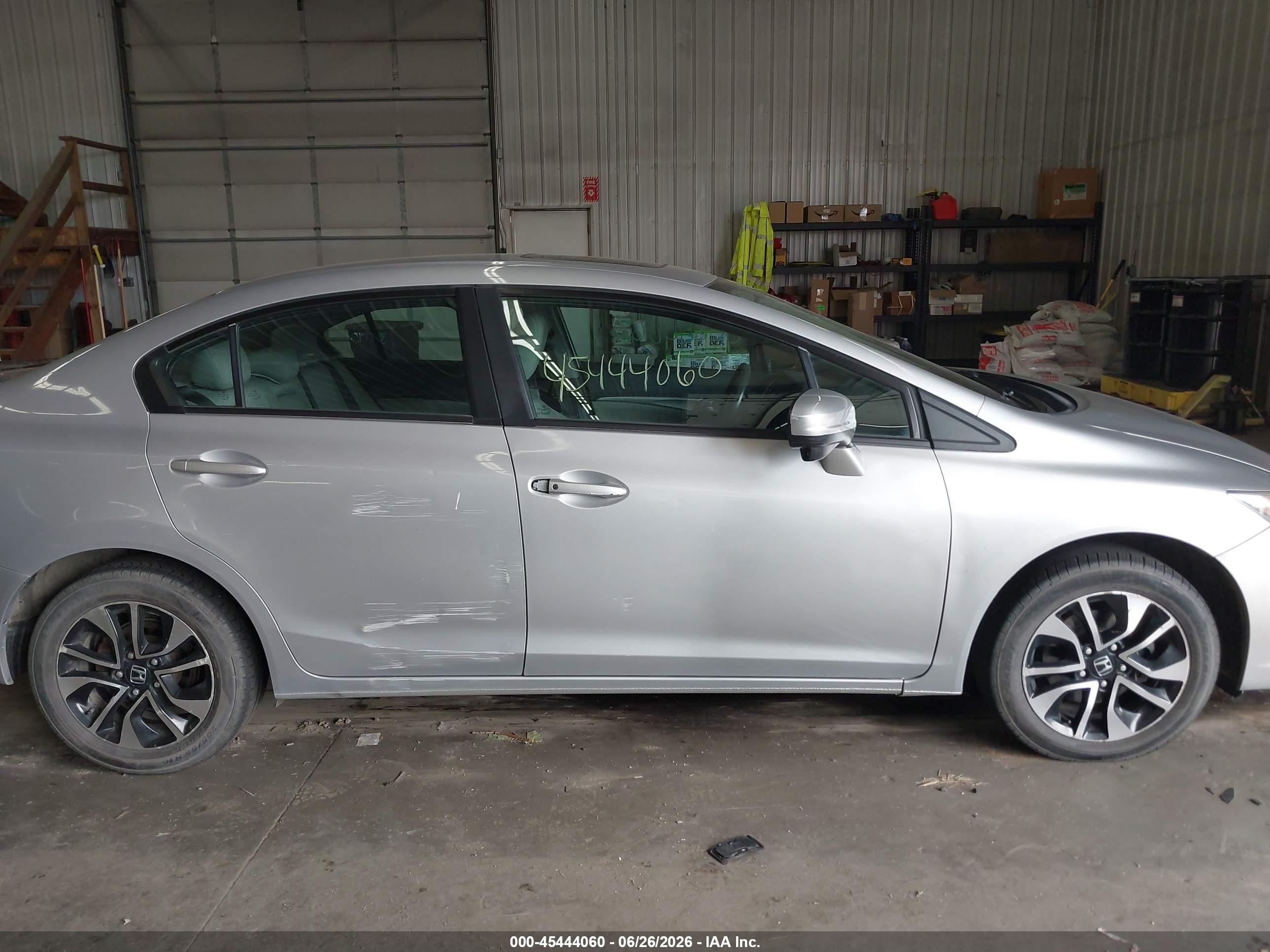 2014 Honda Civic Ex Silver vin: 2HGFB2F86EH545119