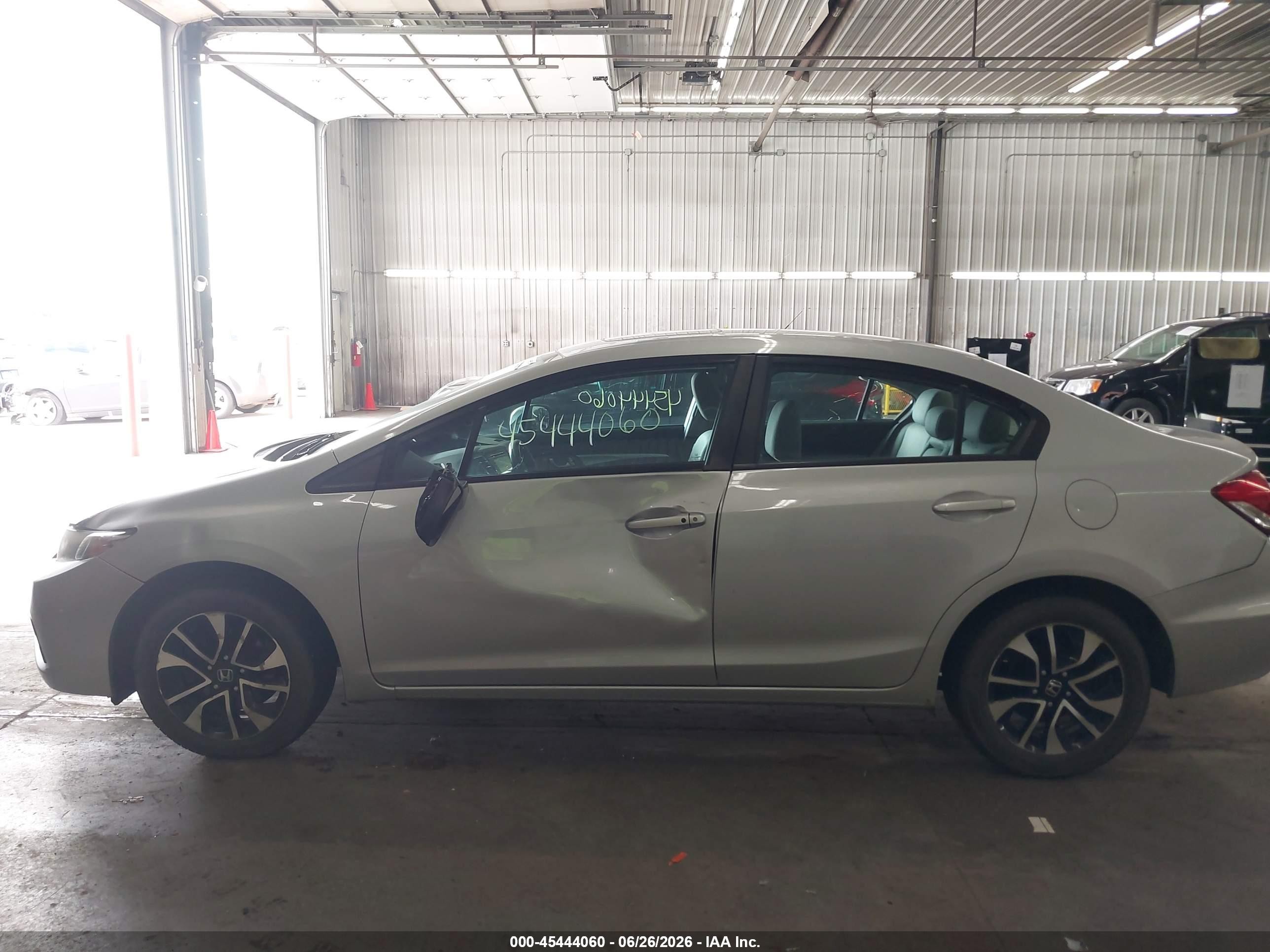 2014 Honda Civic Ex Silver vin: 2HGFB2F86EH545119