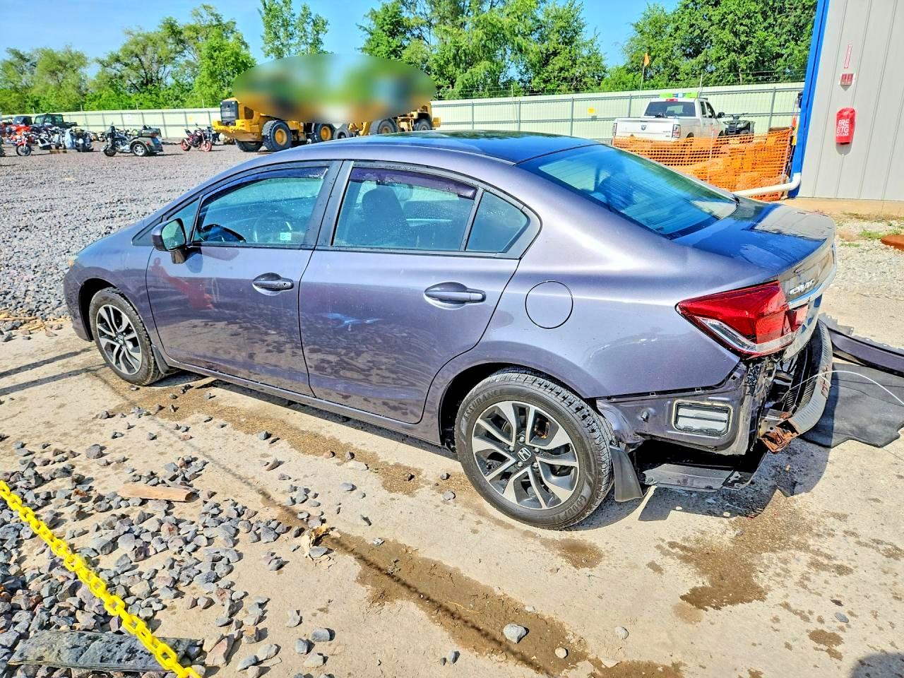 2014 Honda Civic Ex Gray vin: 2HGFB2F86EH547890