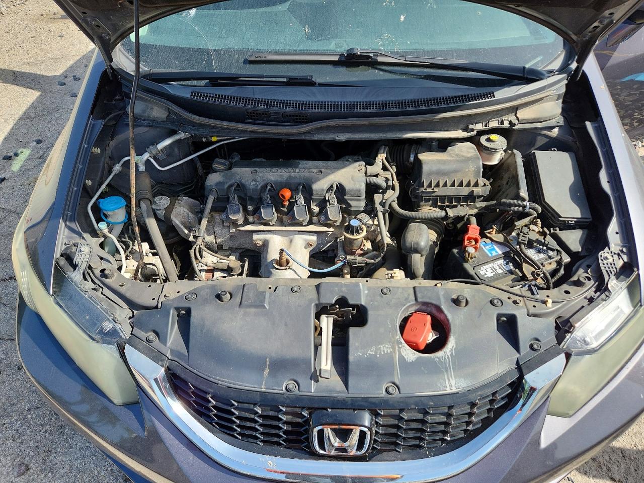 2014 Honda Civic Ex Gray vin: 2HGFB2F86EH547890