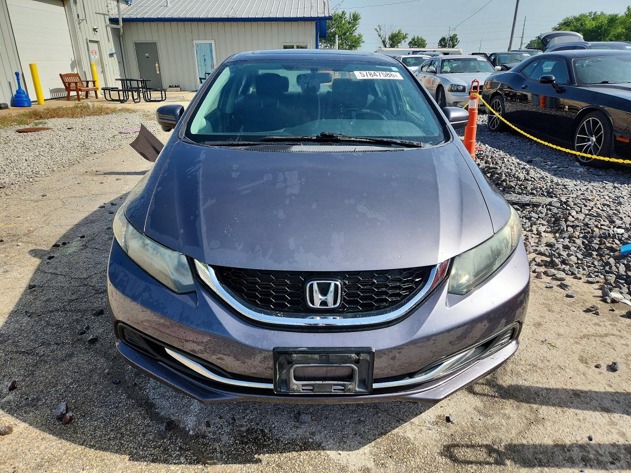 2014 Honda Civic Ex Gray vin: 2HGFB2F86EH547890