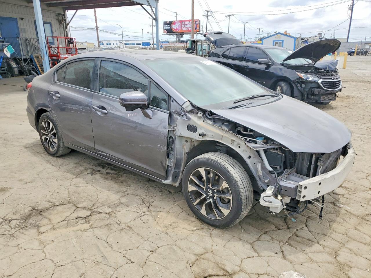 2015 Honda Civic Ex Gray vin: 2HGFB2F86FH519329