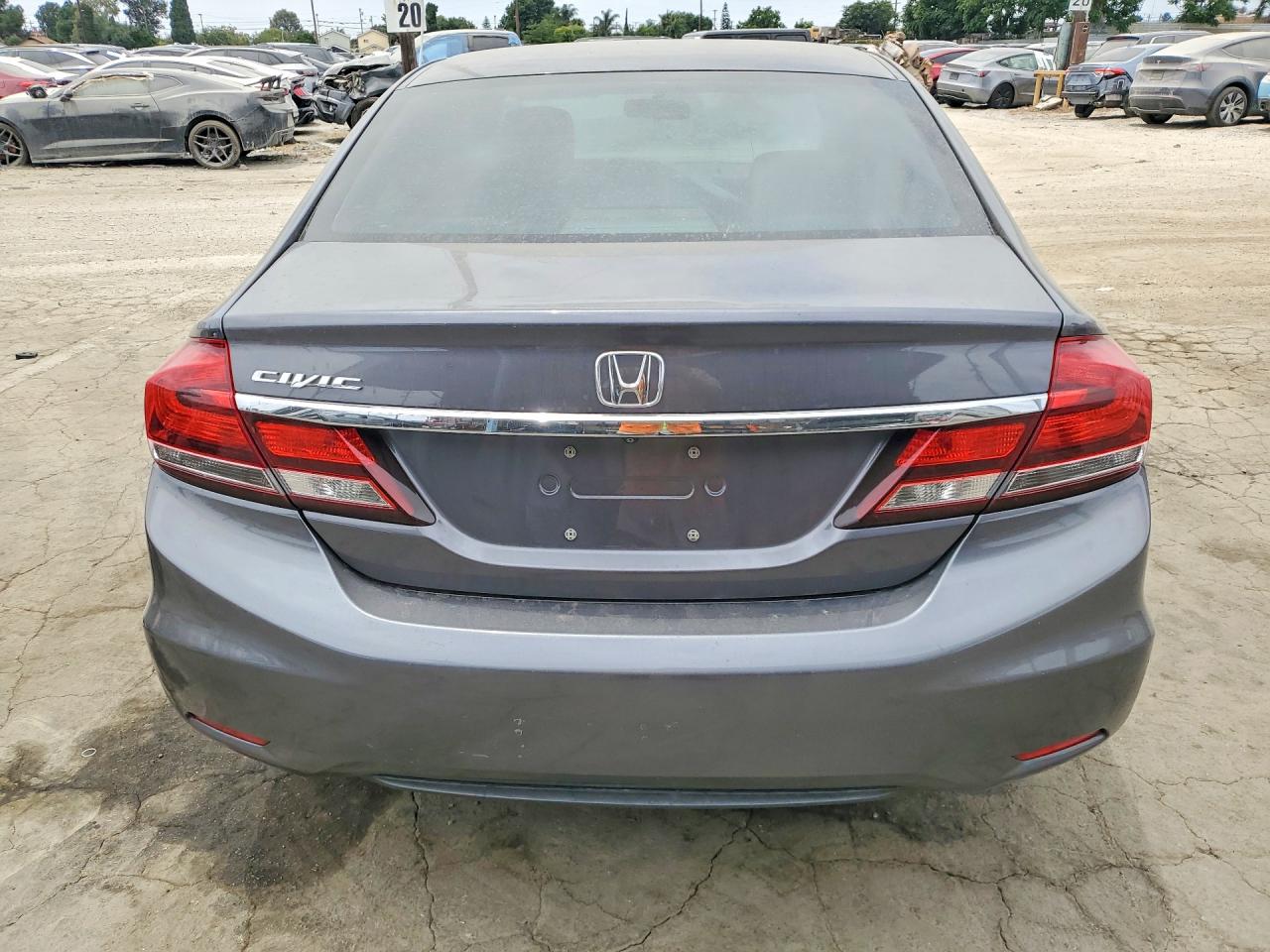 2015 Honda Civic Ex Gray vin: 2HGFB2F86FH519329