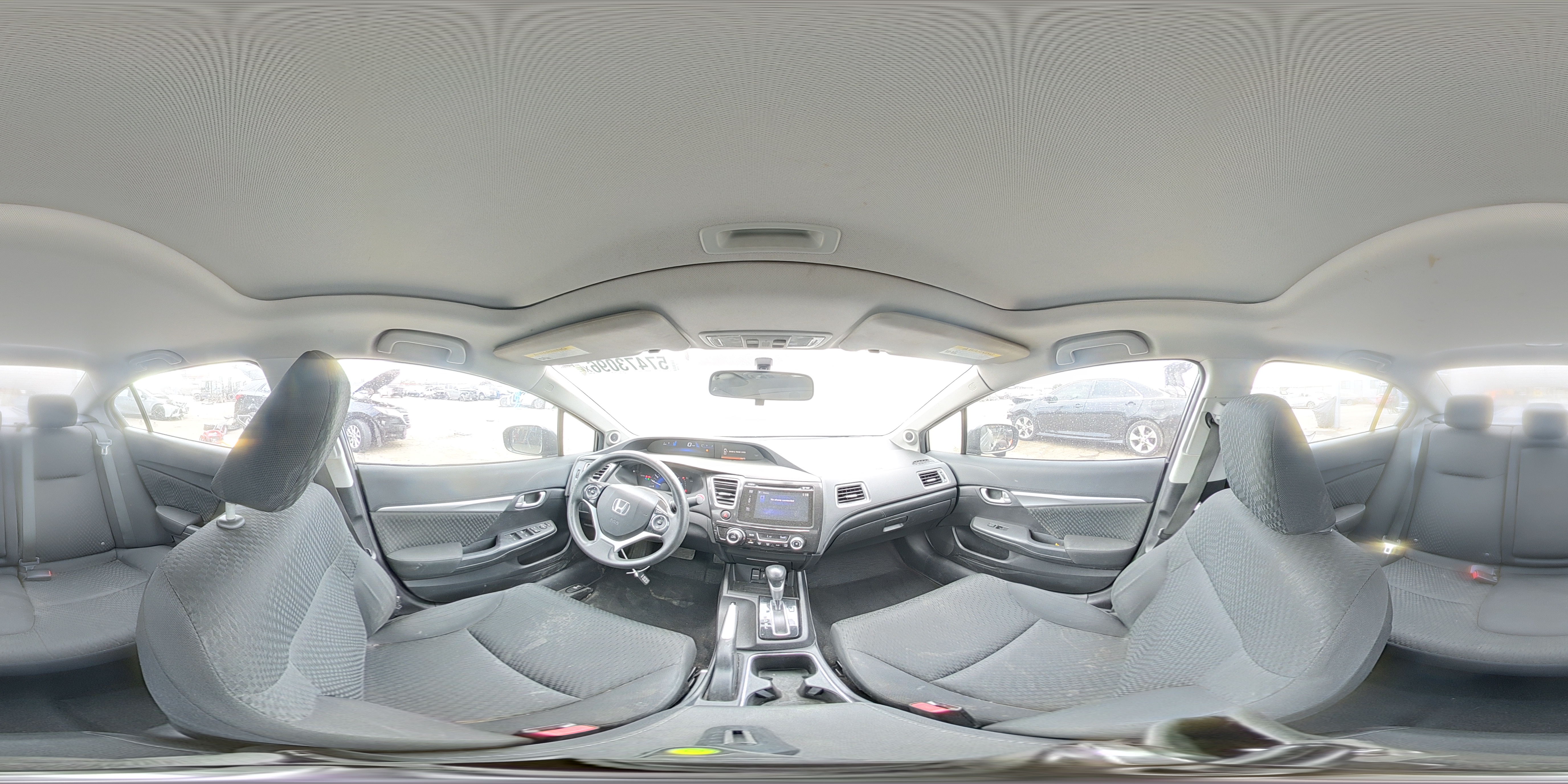 2015 Honda Civic Ex Gray vin: 2HGFB2F86FH519329