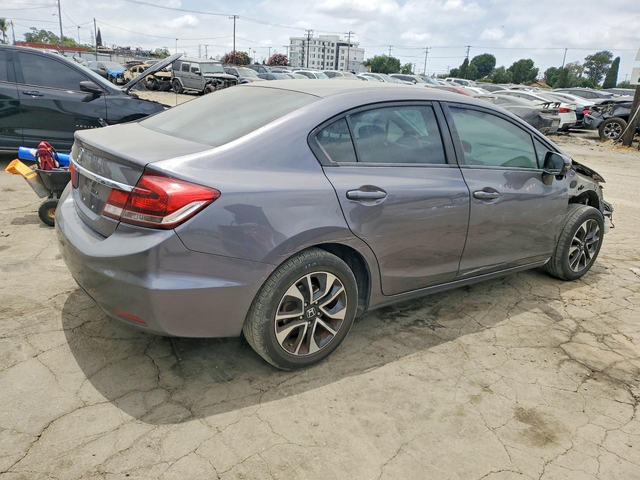 2015 Honda Civic Ex Gray vin: 2HGFB2F86FH519329
