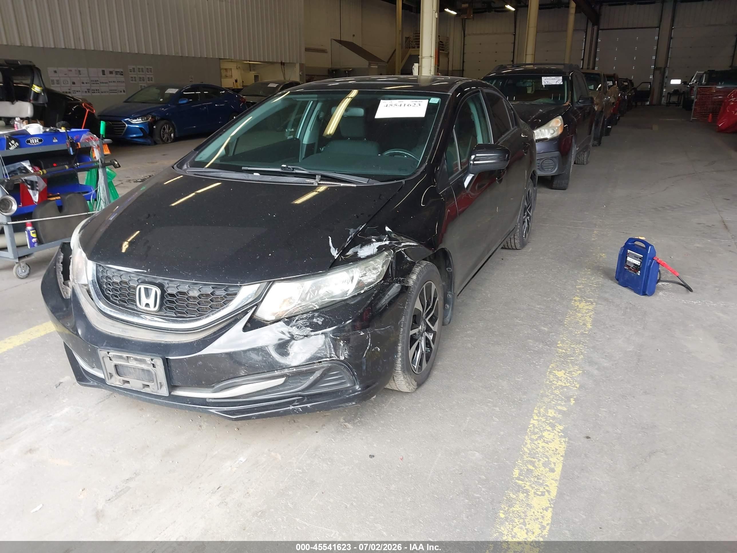 2015 Honda Civic Ex Black vin: 2HGFB2F86FH554422