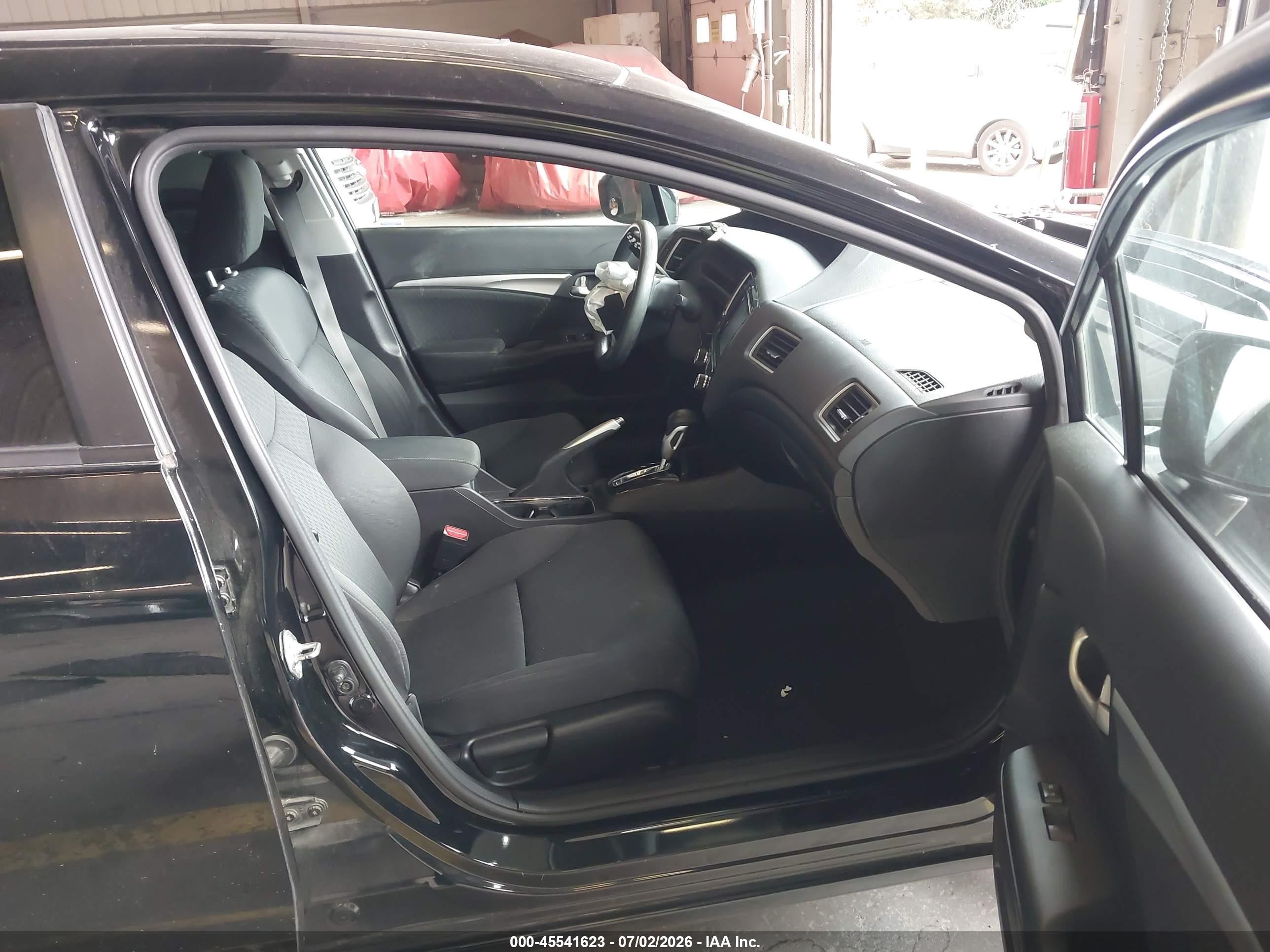 2015 Honda Civic Ex Black vin: 2HGFB2F86FH554422