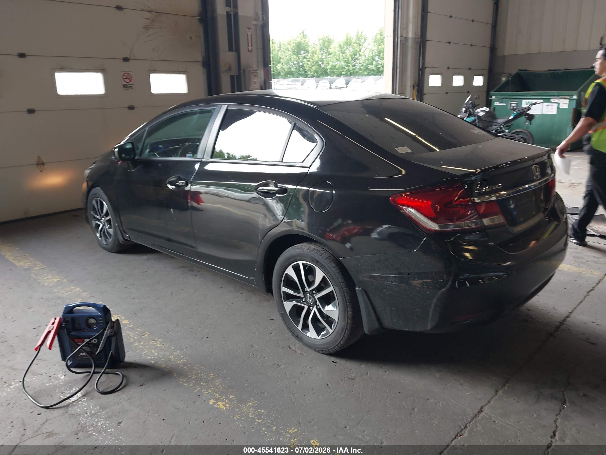 2015 Honda Civic Ex Black vin: 2HGFB2F86FH554422