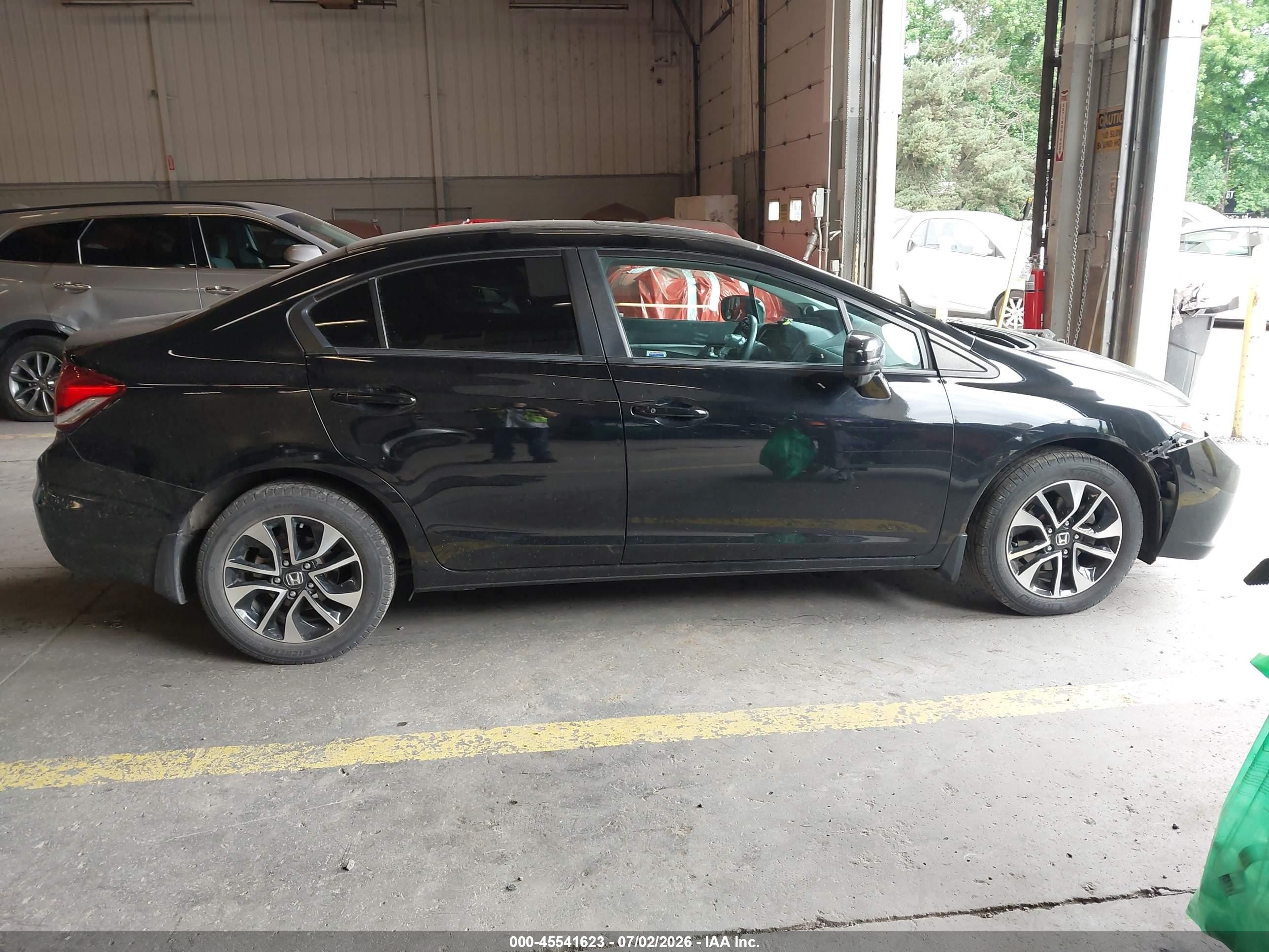 2015 Honda Civic Ex Black vin: 2HGFB2F86FH554422