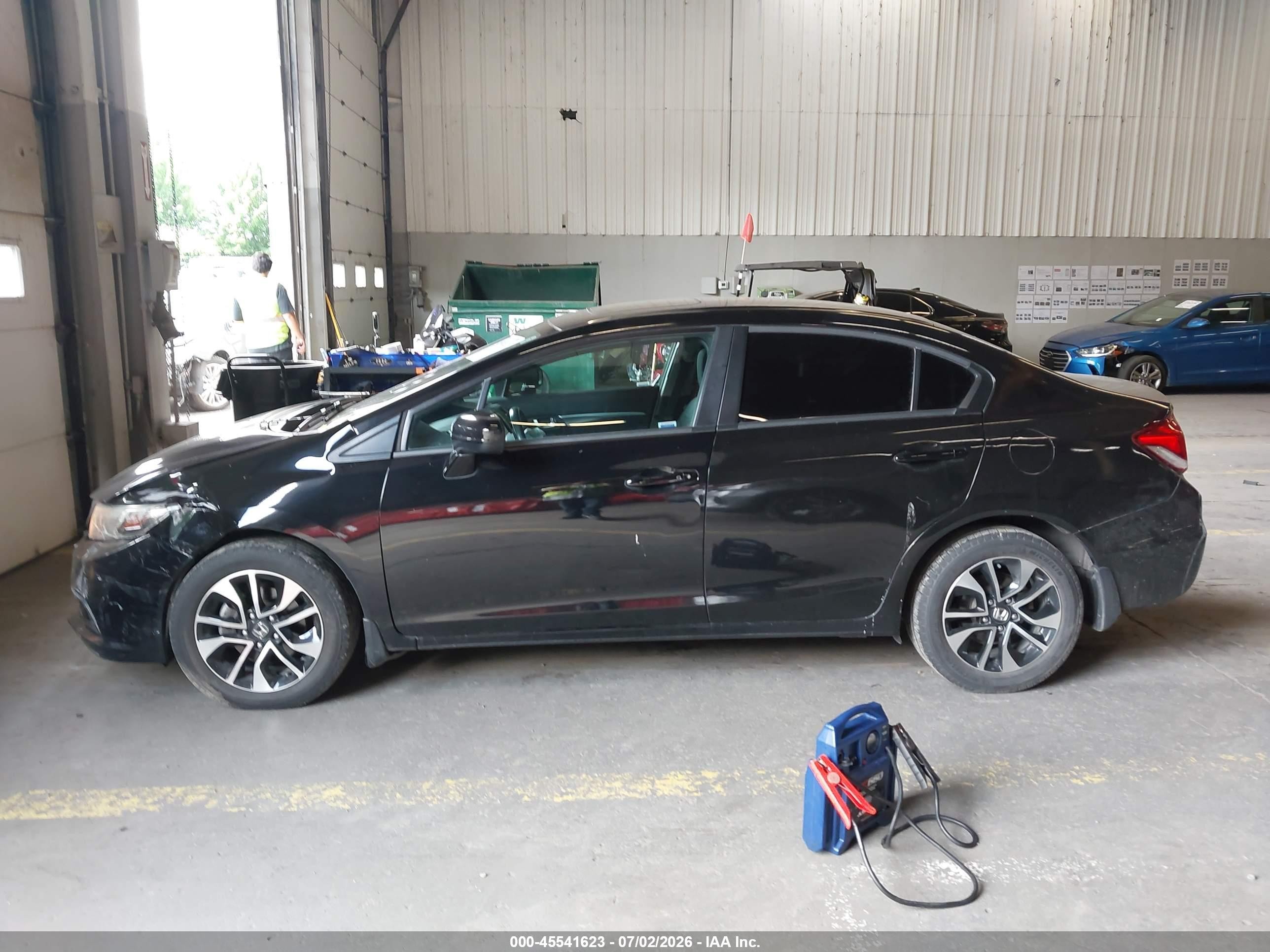 2015 Honda Civic Ex Black vin: 2HGFB2F86FH554422