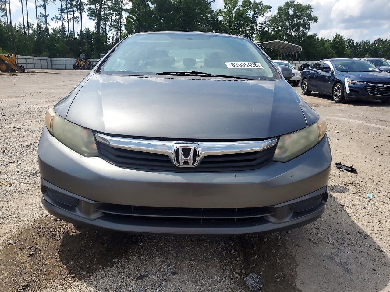 2012 Honda Civic Ex Gray vin: 2HGFB2F87CH304621