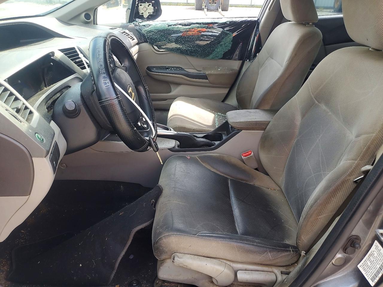 2012 Honda Civic Ex Gray vin: 2HGFB2F87CH304621