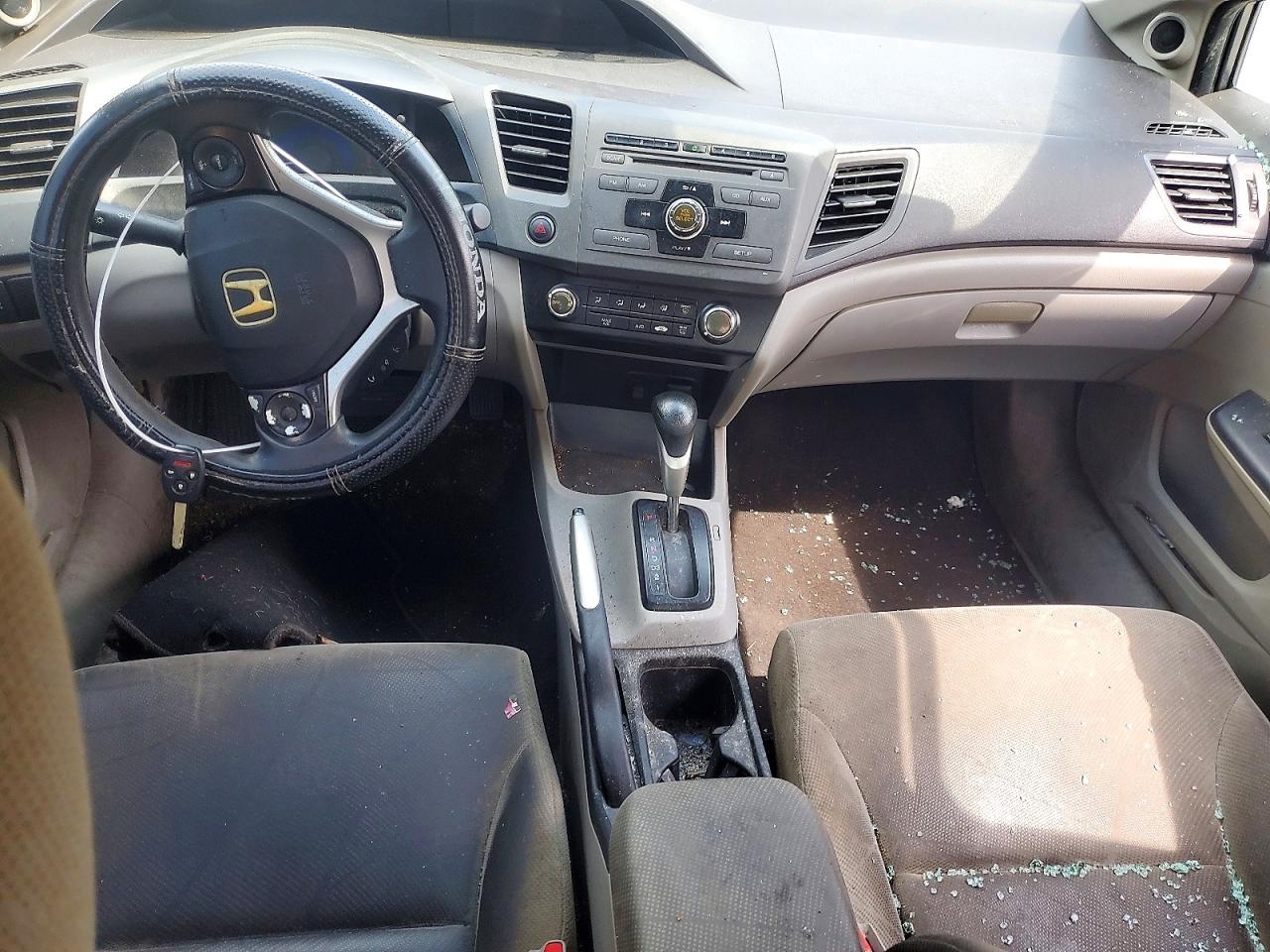 2012 Honda Civic Ex Gray vin: 2HGFB2F87CH304621