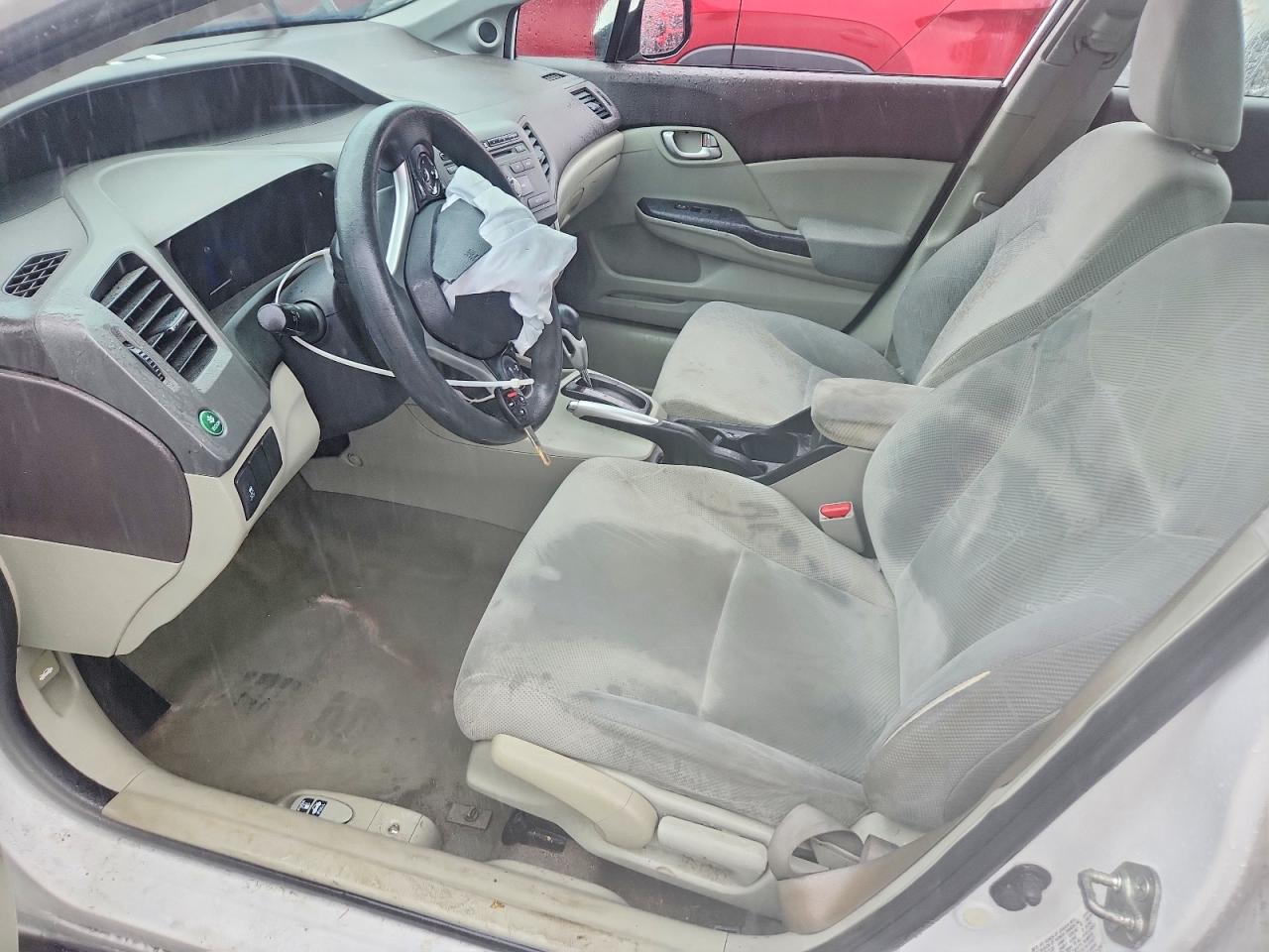 2012 Honda Civic Ex White vin: 2HGFB2F87CH305221