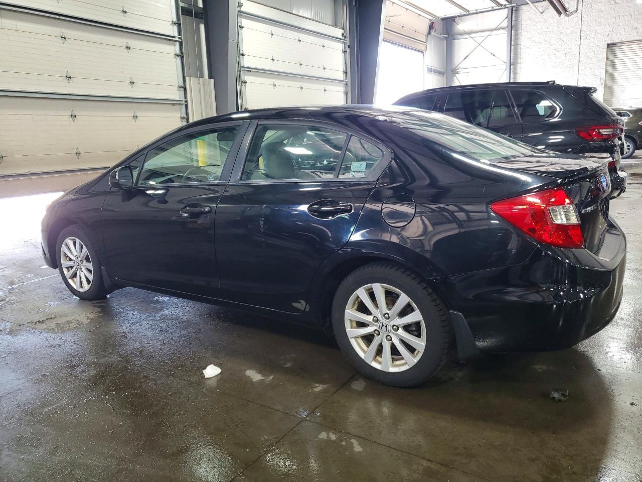 2012 Honda Civic Ex Black vin: 2HGFB2F87CH313934