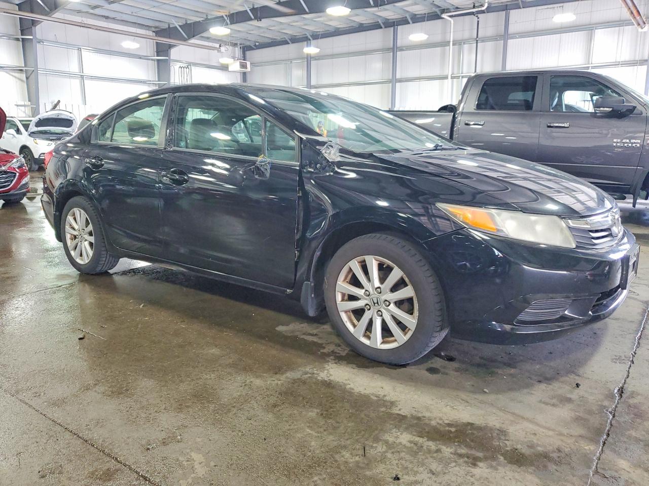 2012 Honda Civic Ex Black vin: 2HGFB2F87CH313934