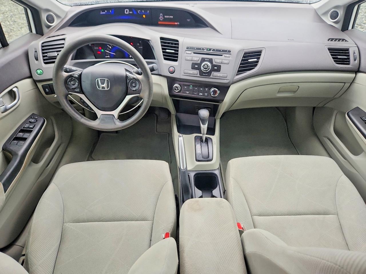 2012 Honda Civic Ex White vin: 2HGFB2F87CH319779