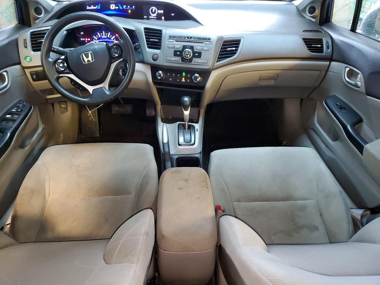2012 Honda Civic Ex Blue vin: 2HGFB2F87CH502566