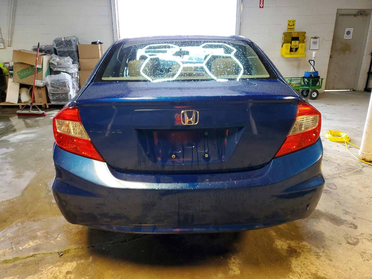 2012 Honda Civic Ex Blue vin: 2HGFB2F87CH502566