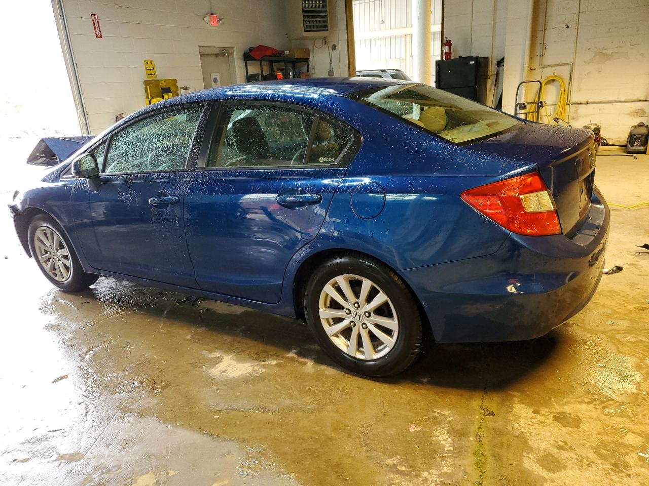 2012 Honda Civic Ex Blue vin: 2HGFB2F87CH502566