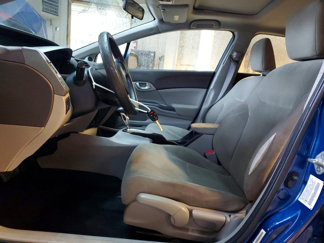 2012 Honda Civic Ex Blue vin: 2HGFB2F87CH502566