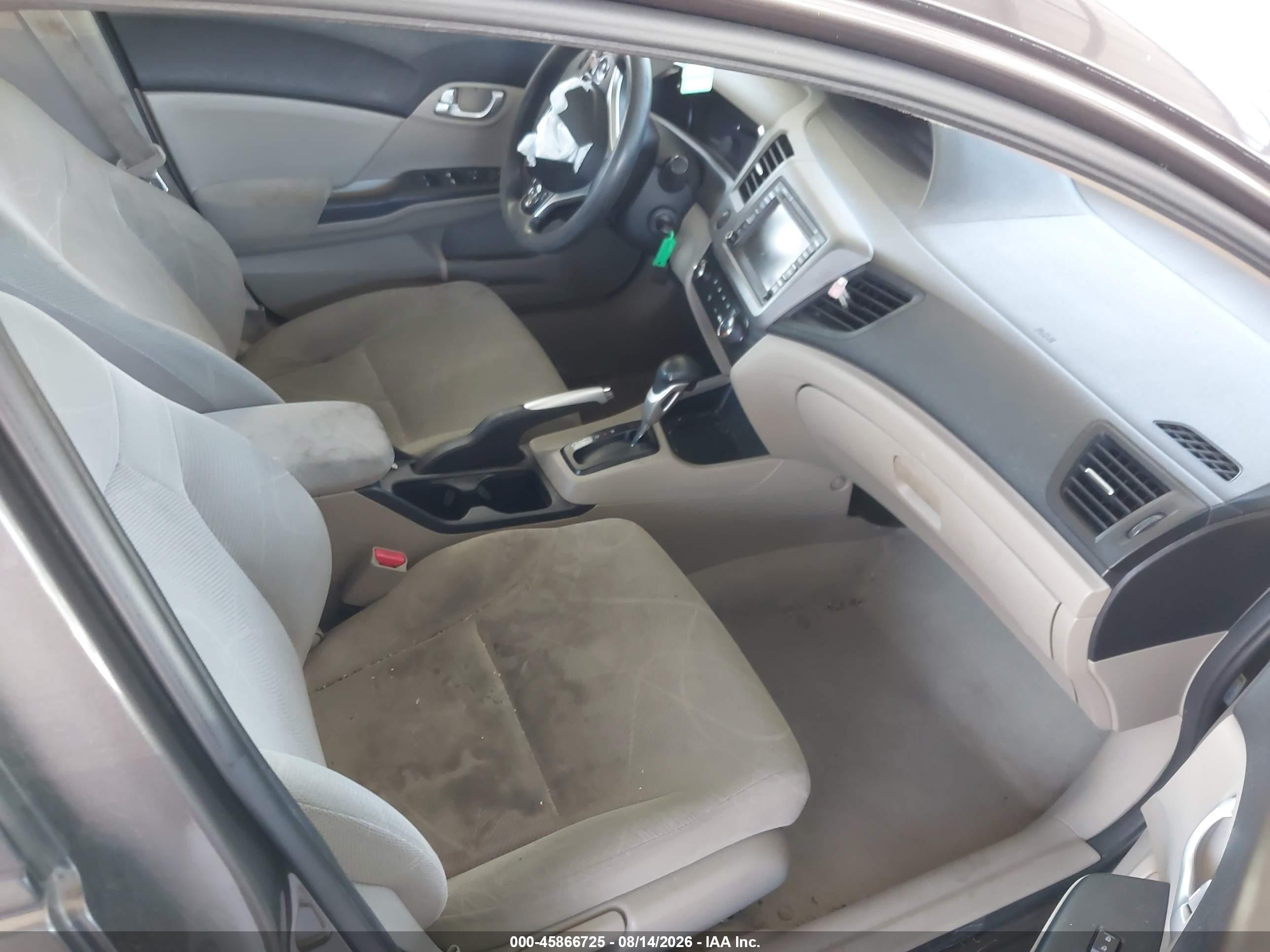 2012 Honda Civic Ex Gray vin: 2HGFB2F87CH514782