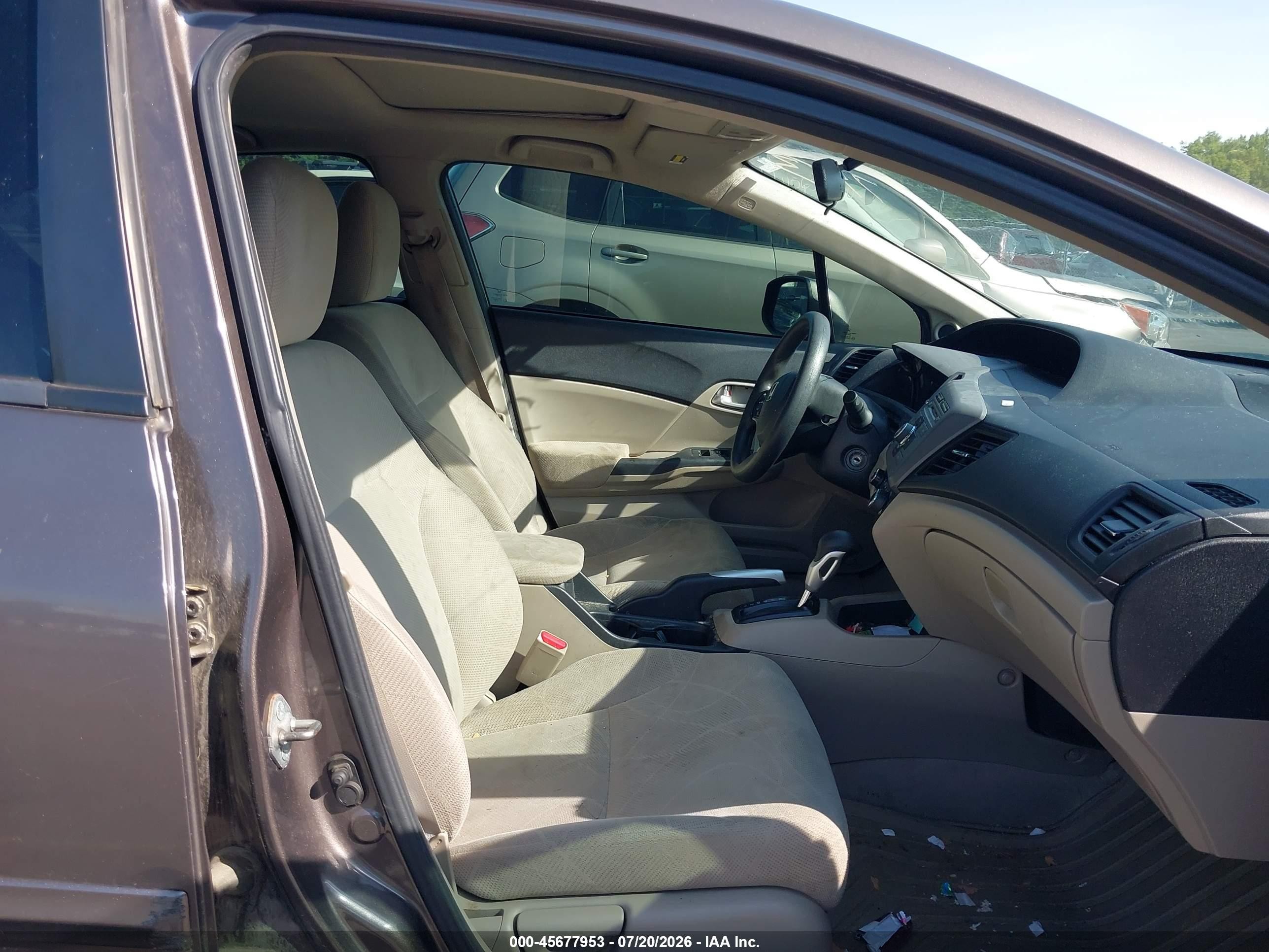 2012 Honda Civic Ex Gray vin: 2HGFB2F87CH544543
