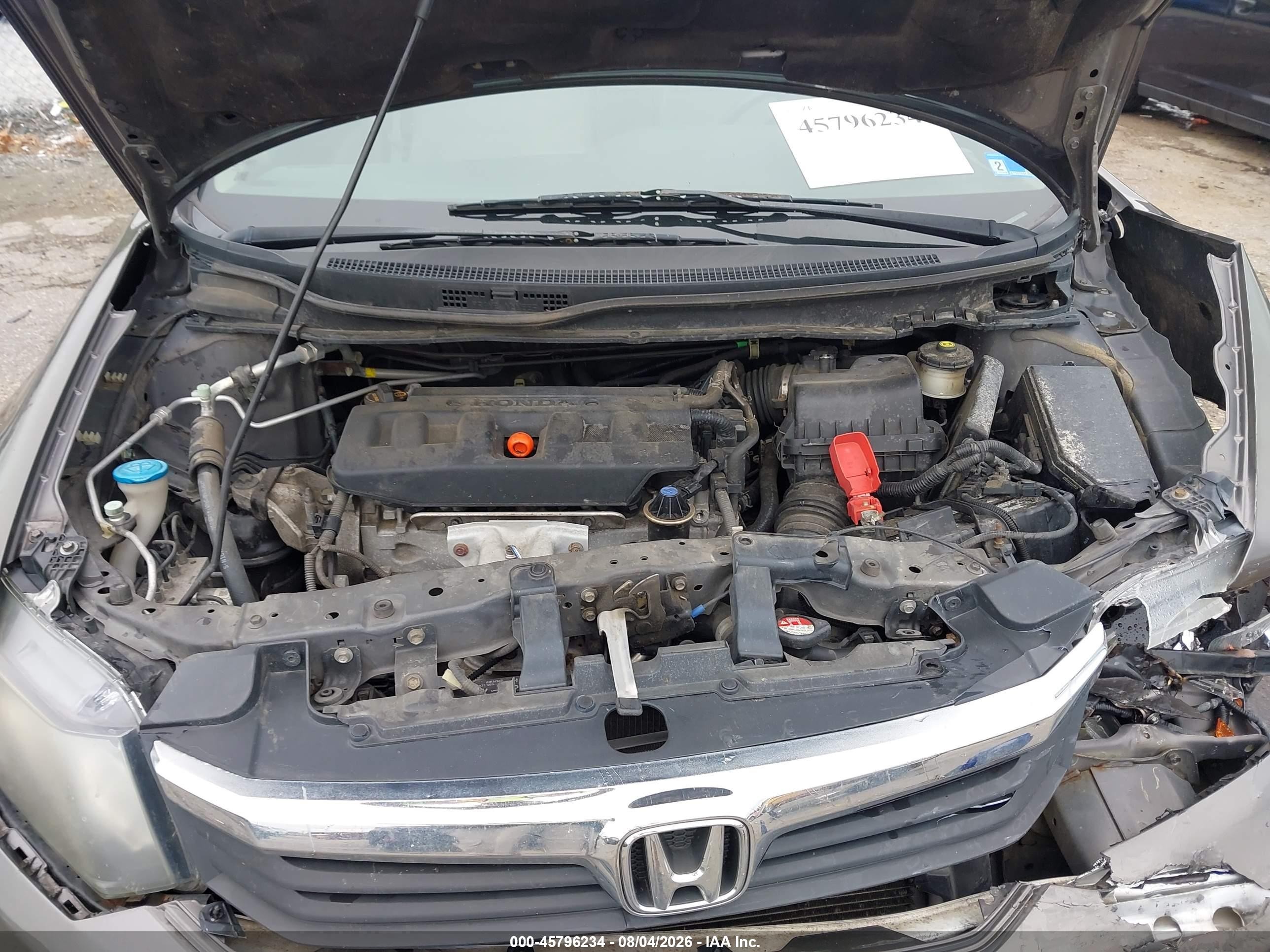2012 Honda Civic Ex Brown vin: 2HGFB2F87CH551606