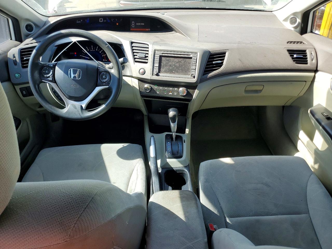 2012 Honda Civic Ex White vin: 2HGFB2F87CH552075
