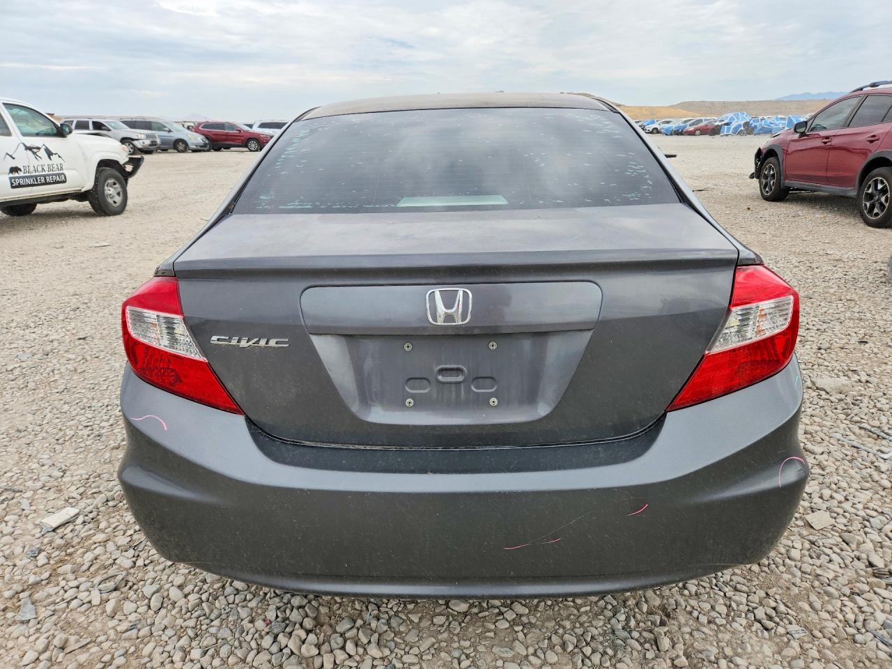 2012 Honda Civic Ex Серый vin: 2HGFB2F87CH597176