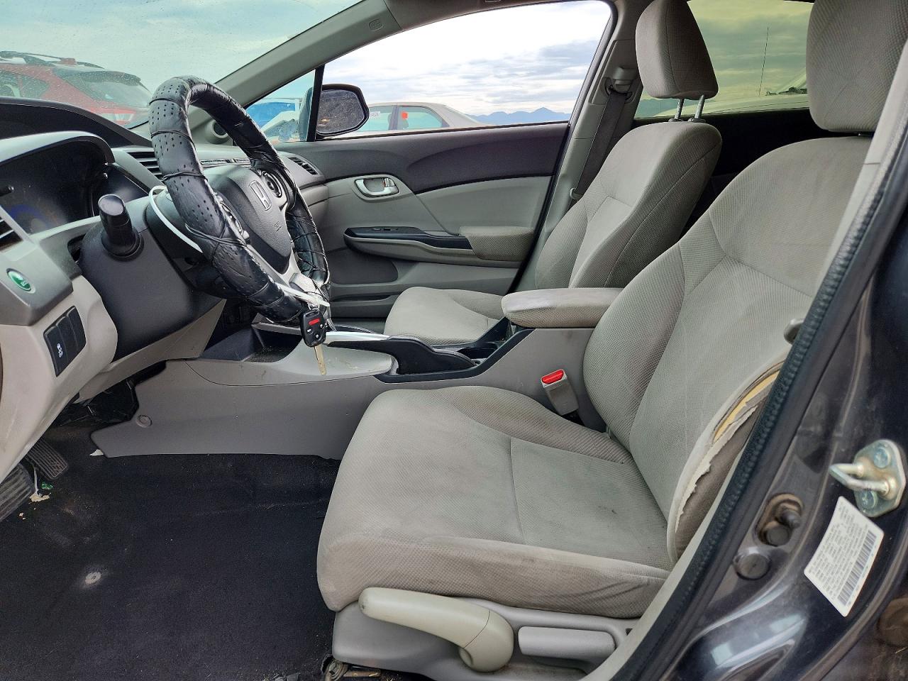 2012 Honda Civic Ex Серый vin: 2HGFB2F87CH597176
