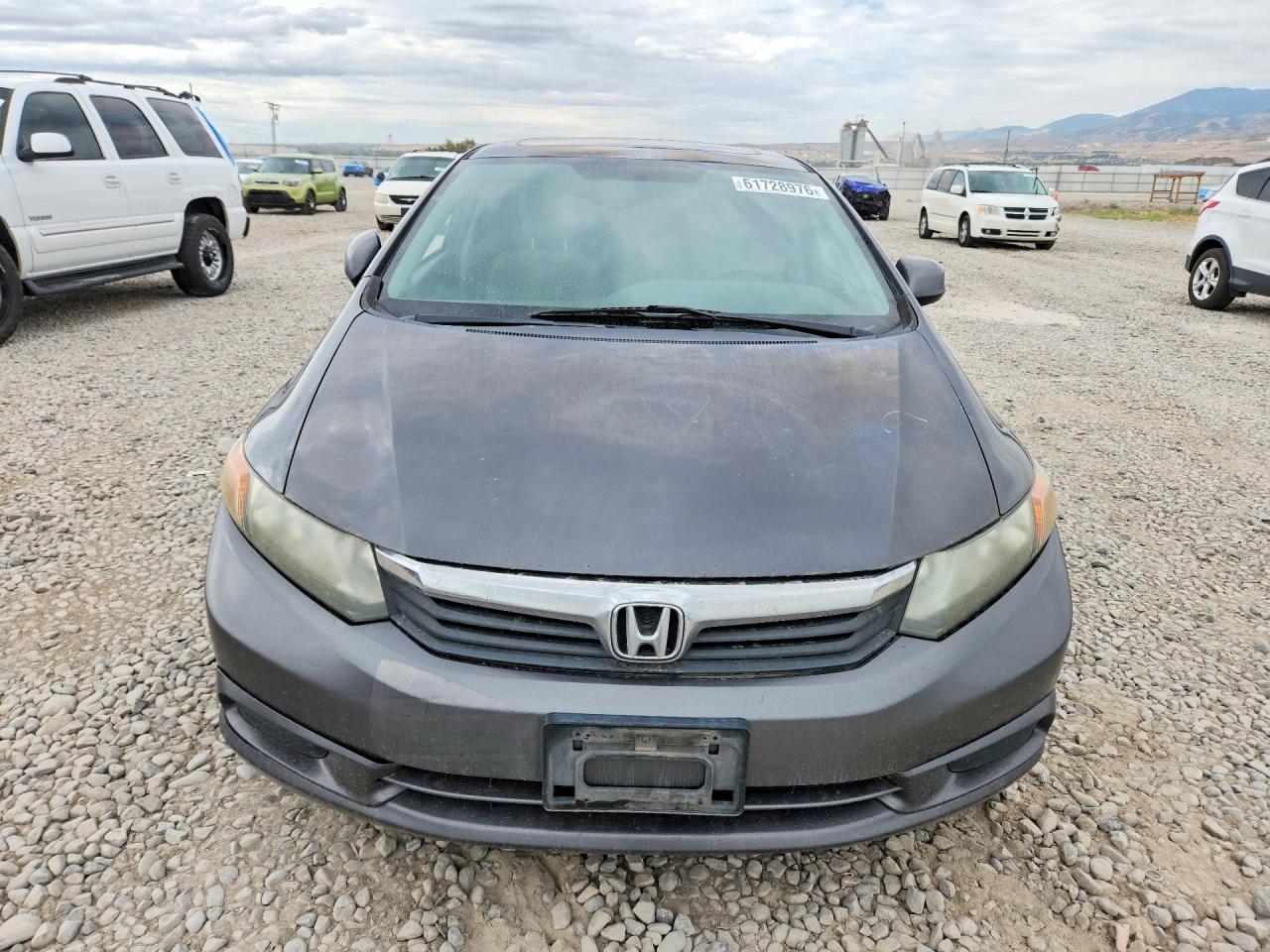 2012 Honda Civic Ex Серый vin: 2HGFB2F87CH597176