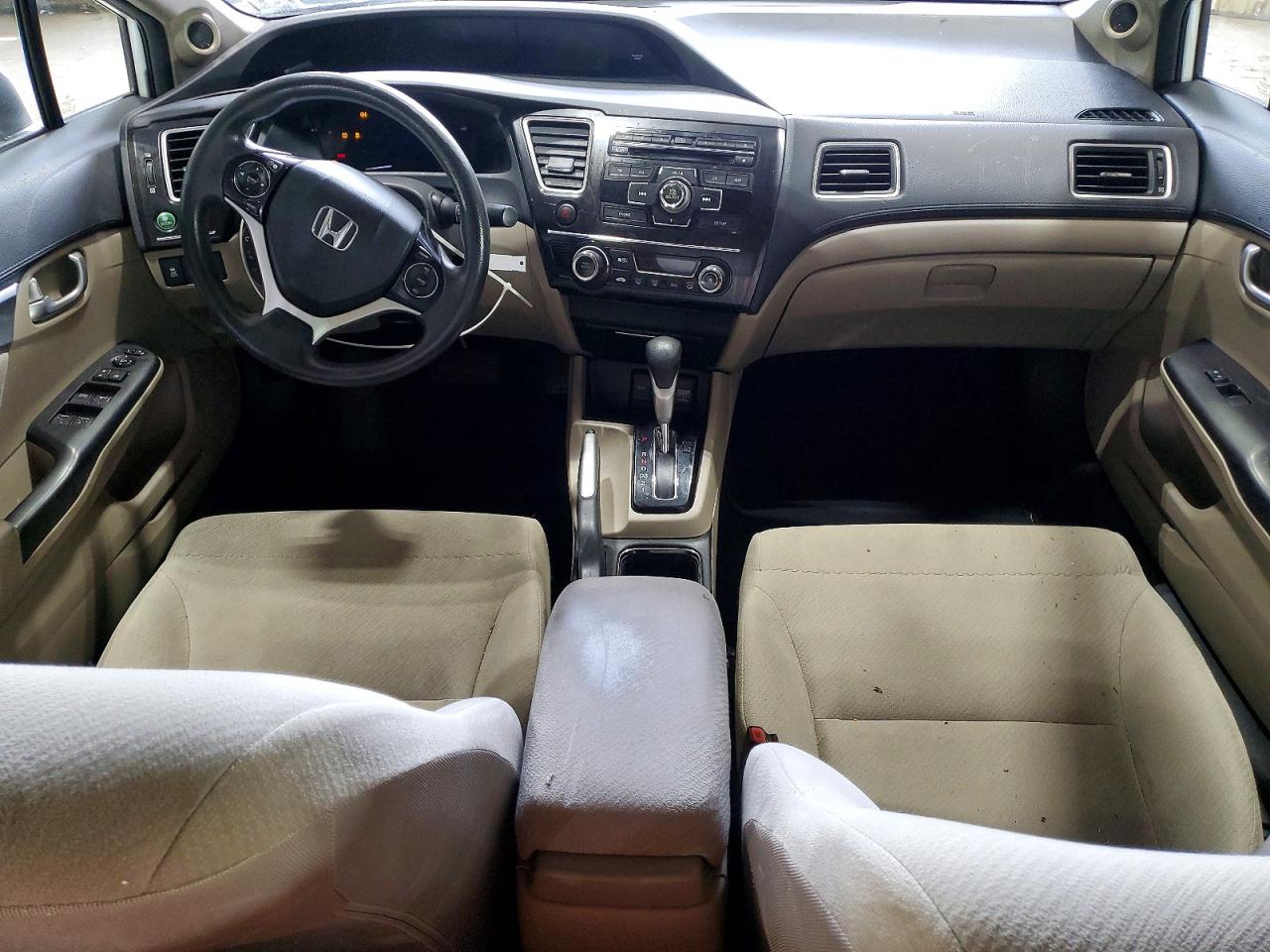 2013 Honda Civic Ex White vin: 2HGFB2F87DH503587
