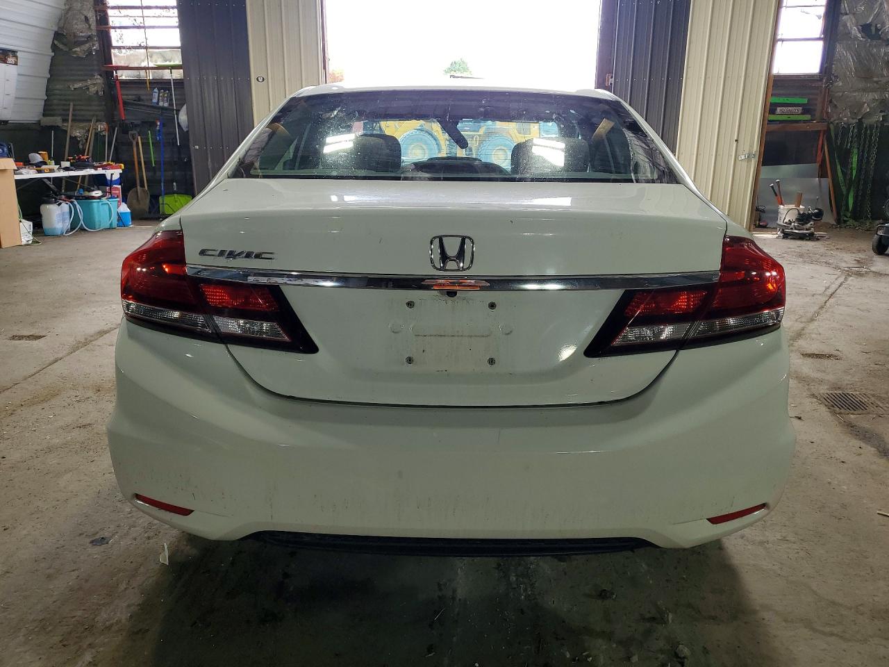 2013 Honda Civic Ex White vin: 2HGFB2F87DH503587