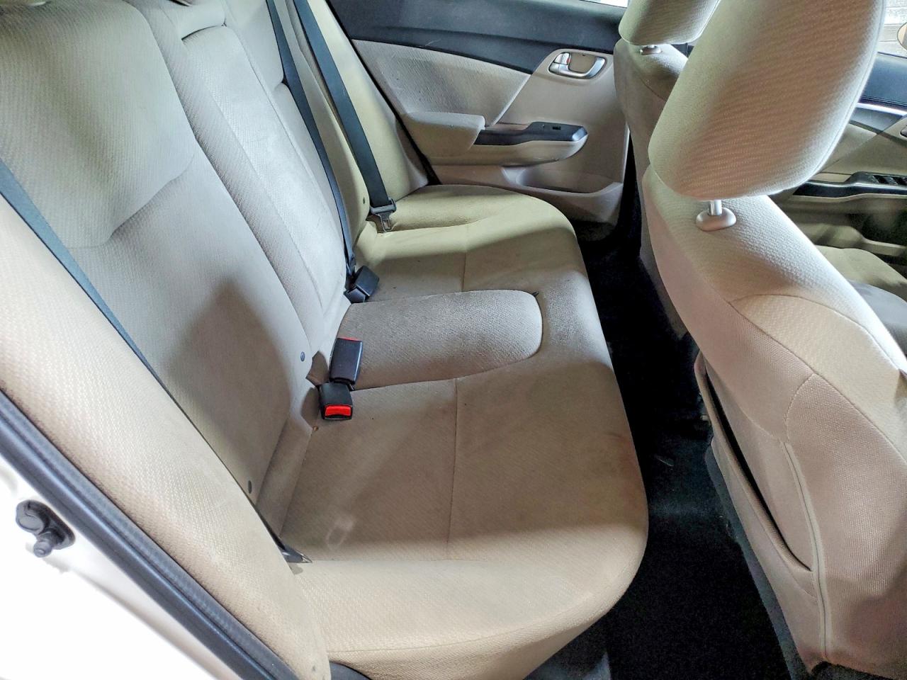 2013 Honda Civic Ex White vin: 2HGFB2F87DH503587