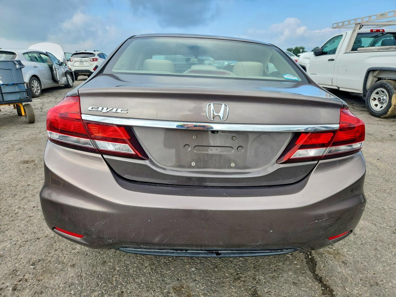 2013 Honda Civic Ex Gray vin: 2HGFB2F87DH529610