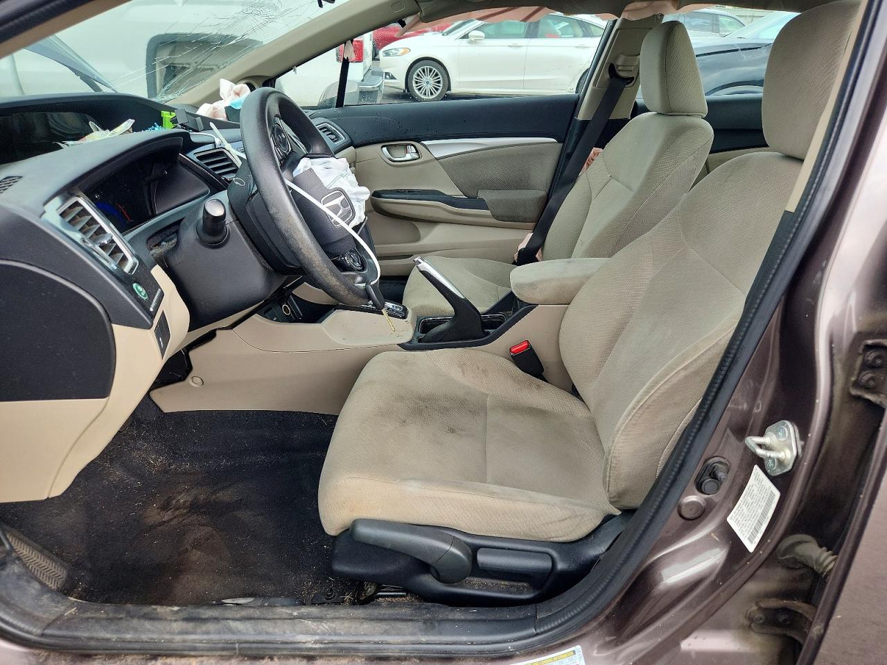 2013 Honda Civic Ex Gray vin: 2HGFB2F87DH529610