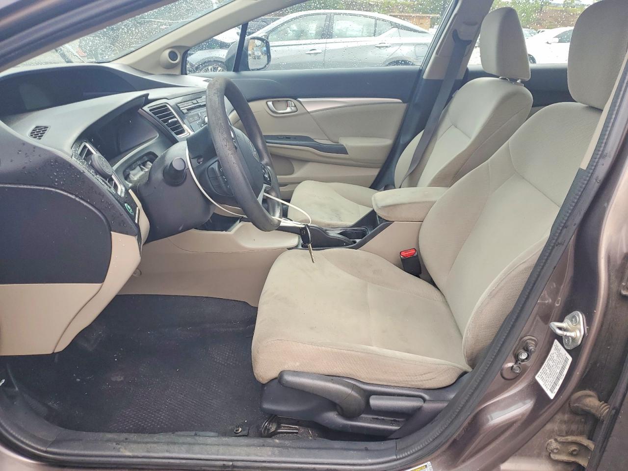 2013 Honda Civic Ex Brown vin: 2HGFB2F87DH533608