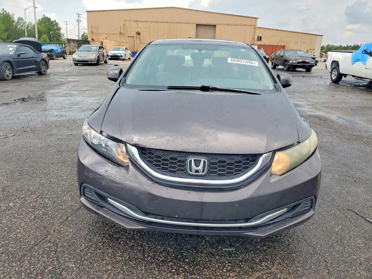 2013 Honda Civic Ex Brown vin: 2HGFB2F87DH533608