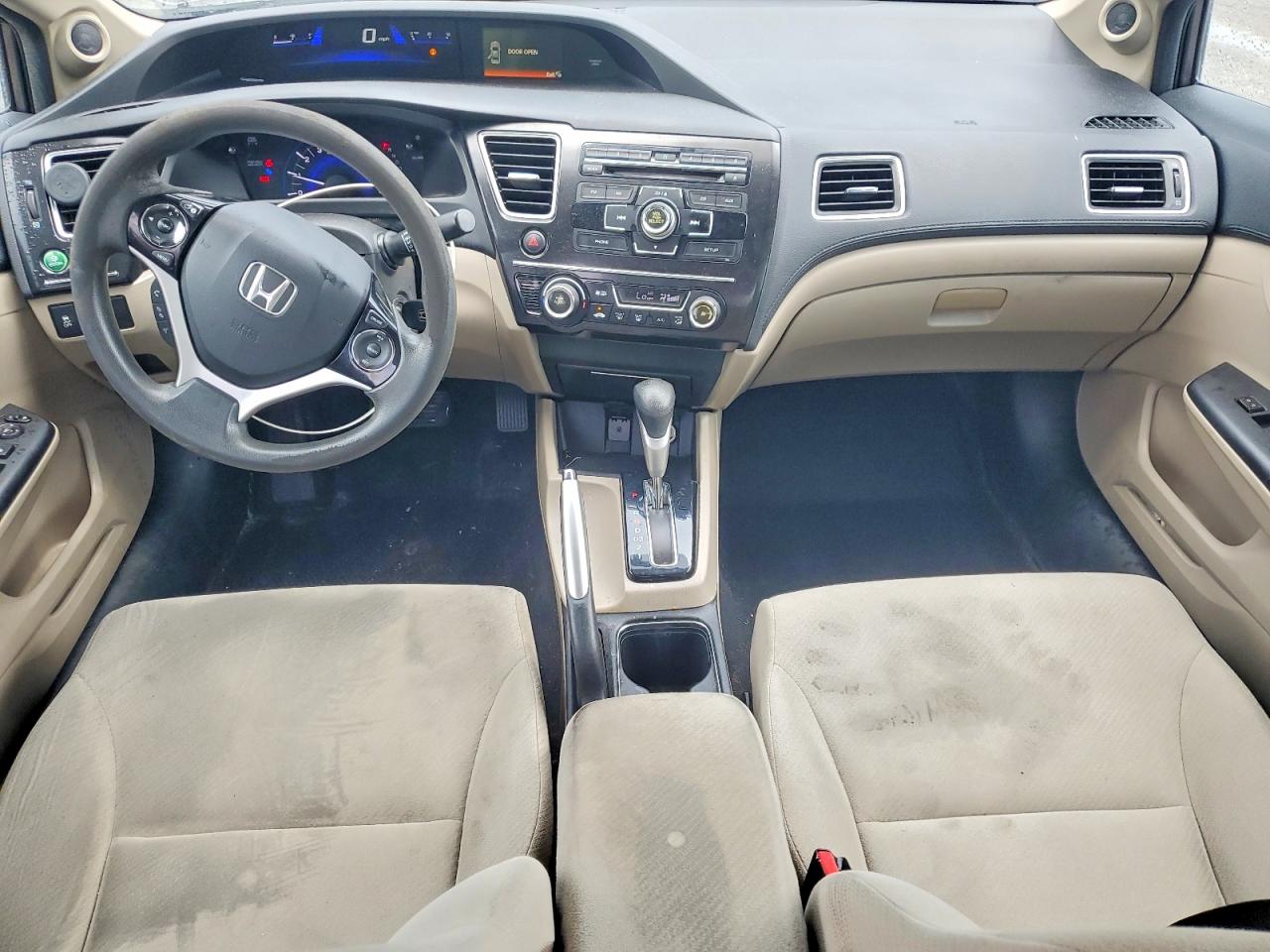 2013 Honda Civic Ex Brown vin: 2HGFB2F87DH533608