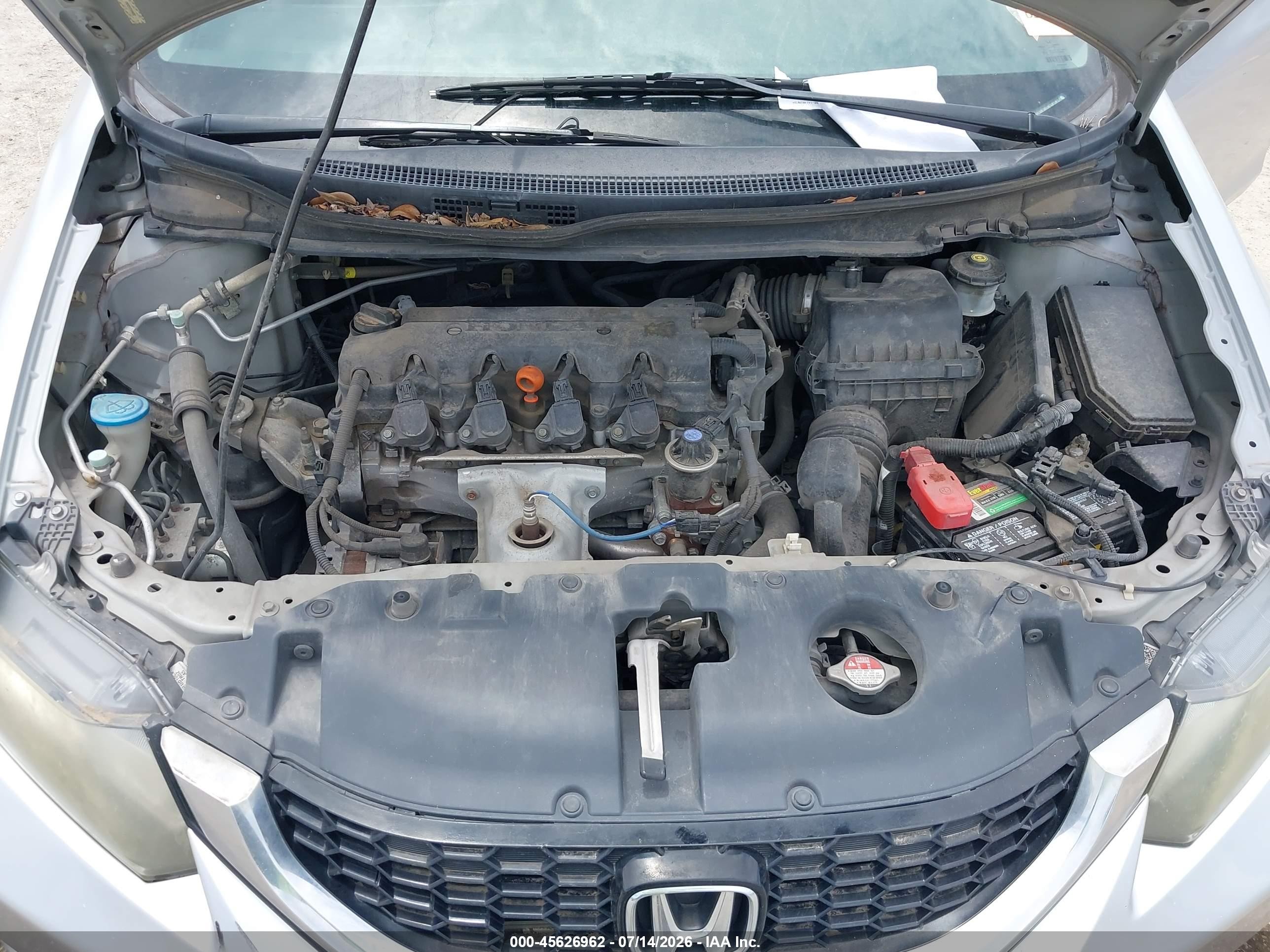 2013 Honda Civic Ex Silver vin: 2HGFB2F87DH548092