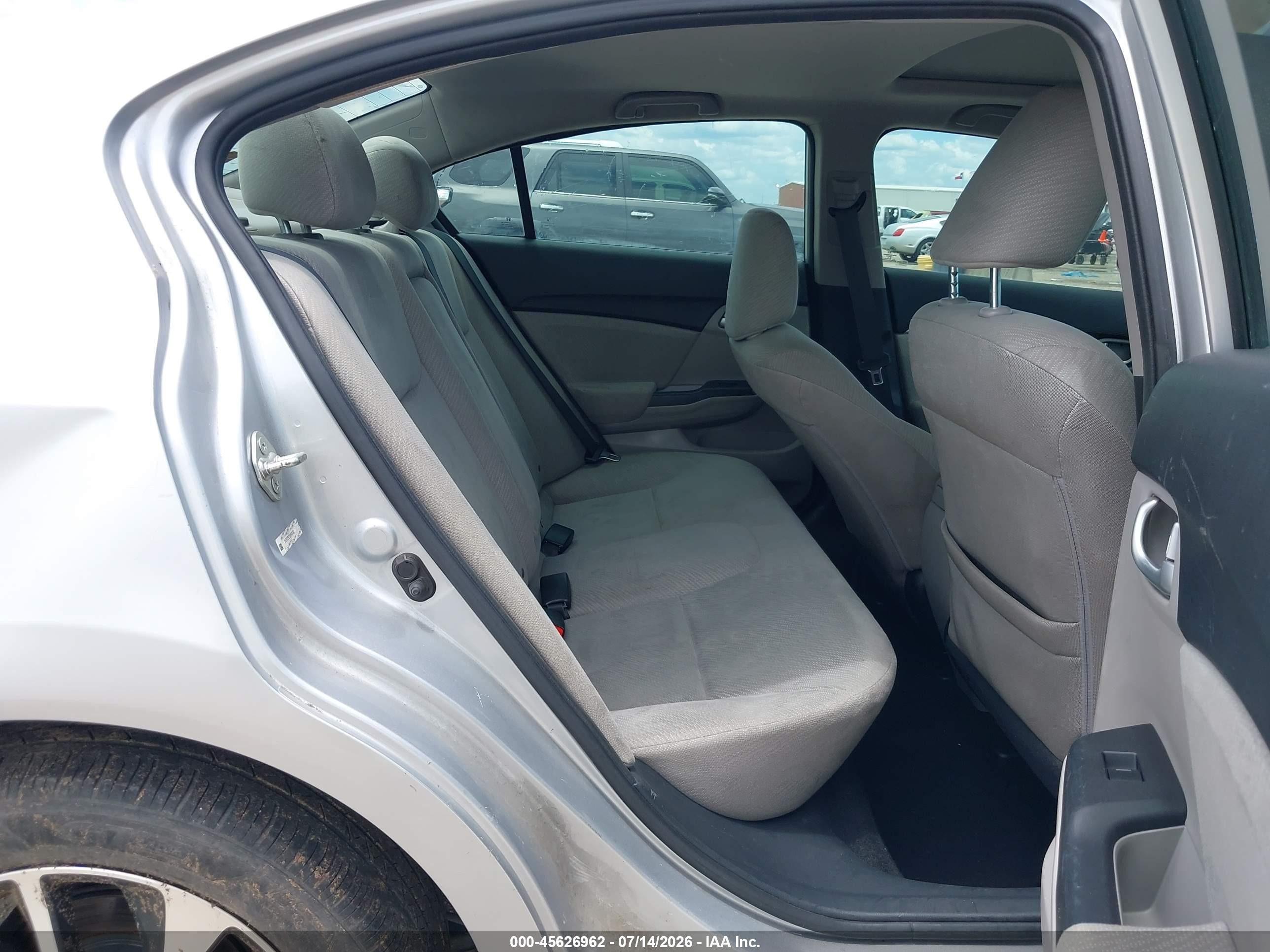 2013 Honda Civic Ex Silver vin: 2HGFB2F87DH548092