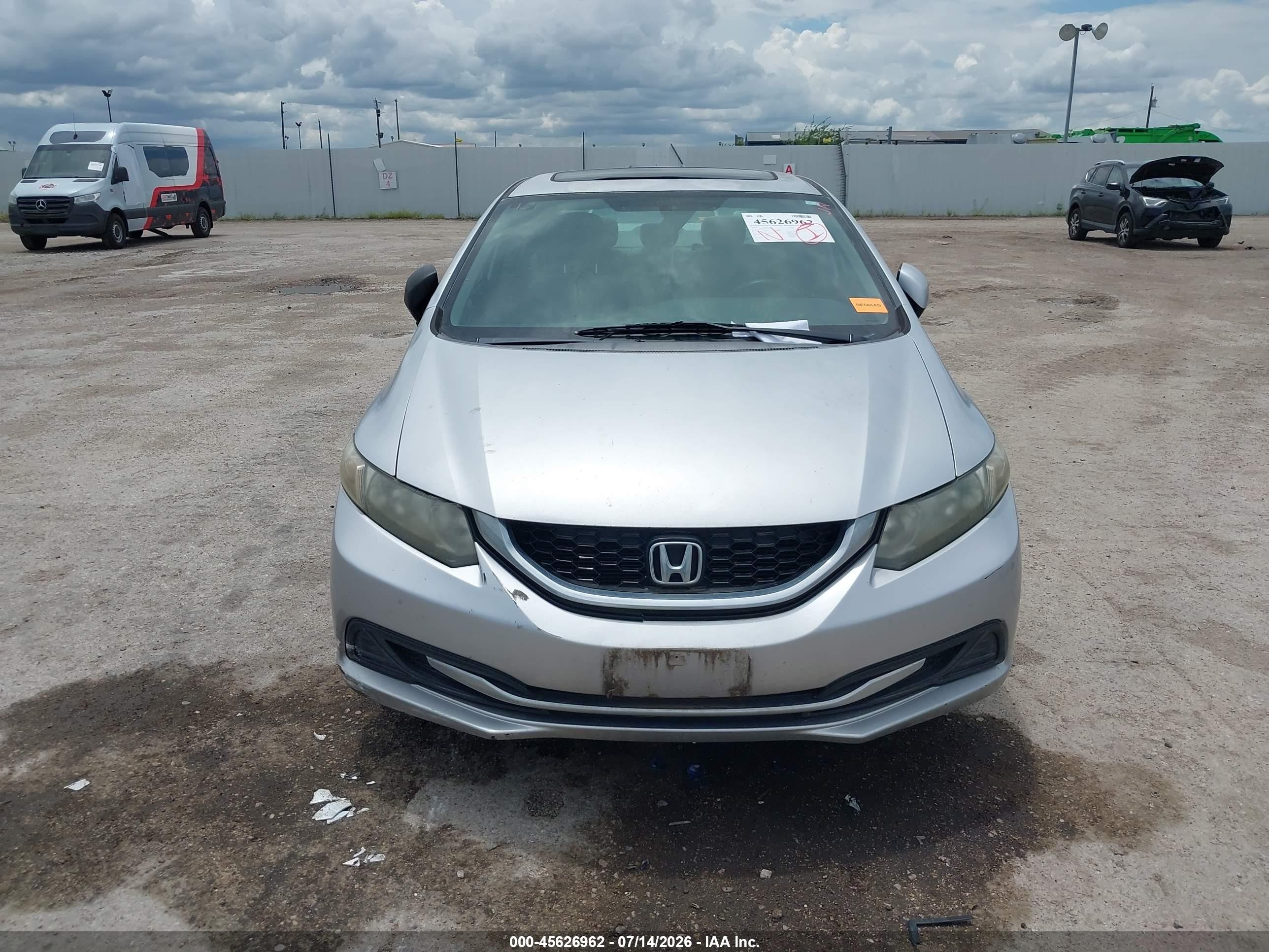 2013 Honda Civic Ex Silver vin: 2HGFB2F87DH548092