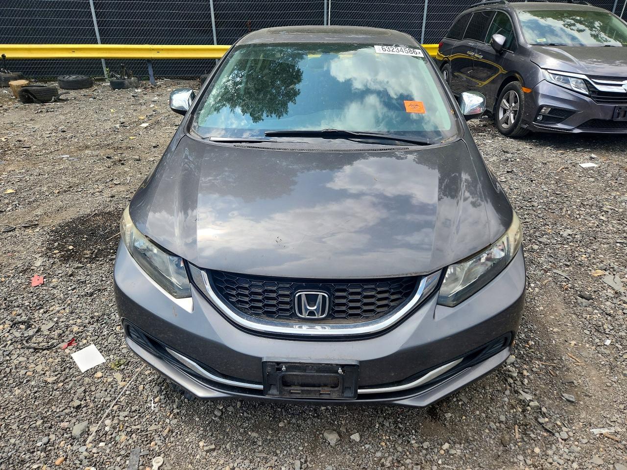 2013 Honda Civic Ex Gray vin: 2HGFB2F87DH557312