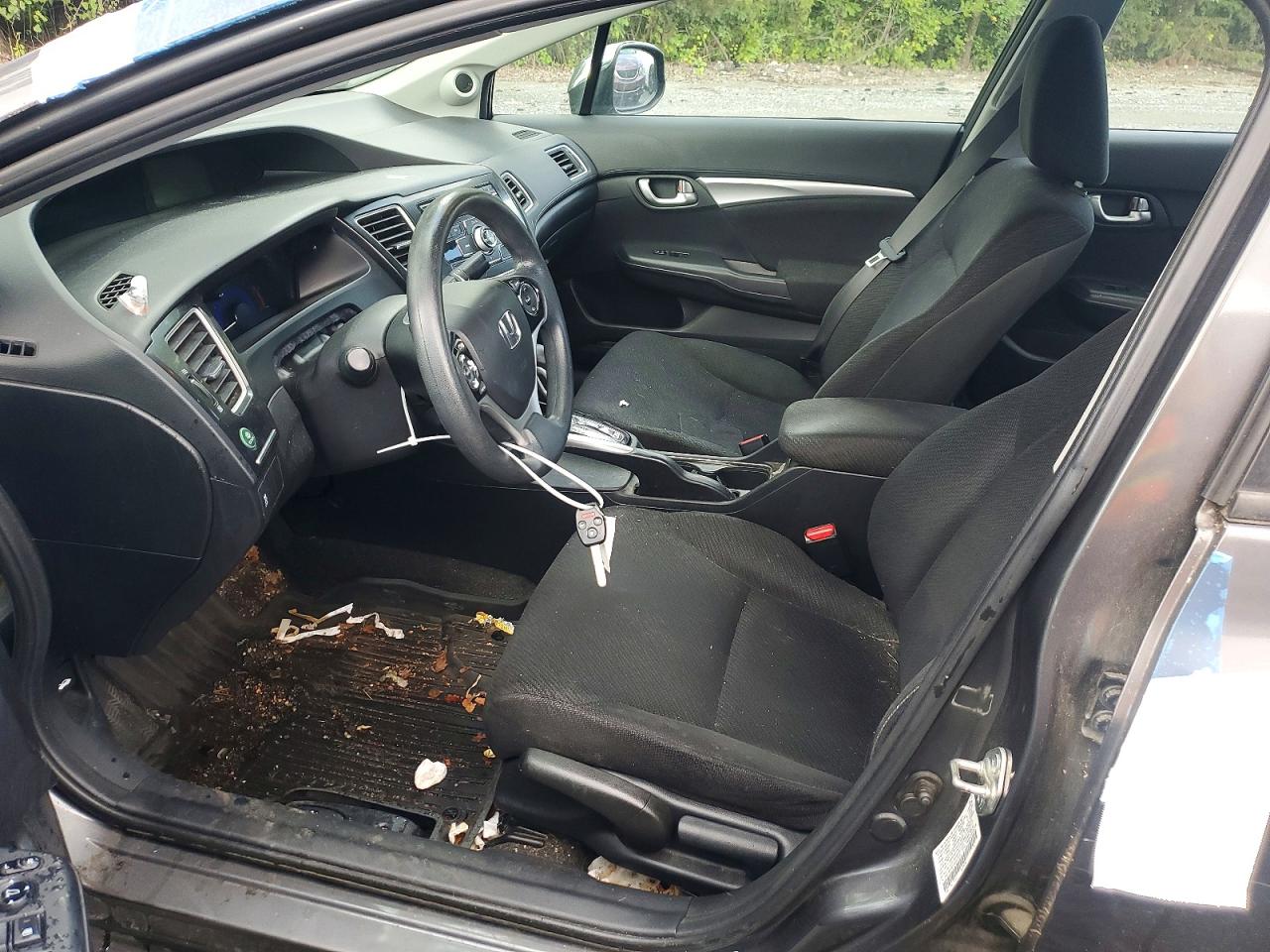 2013 Honda Civic Ex Gray vin: 2HGFB2F87DH557312