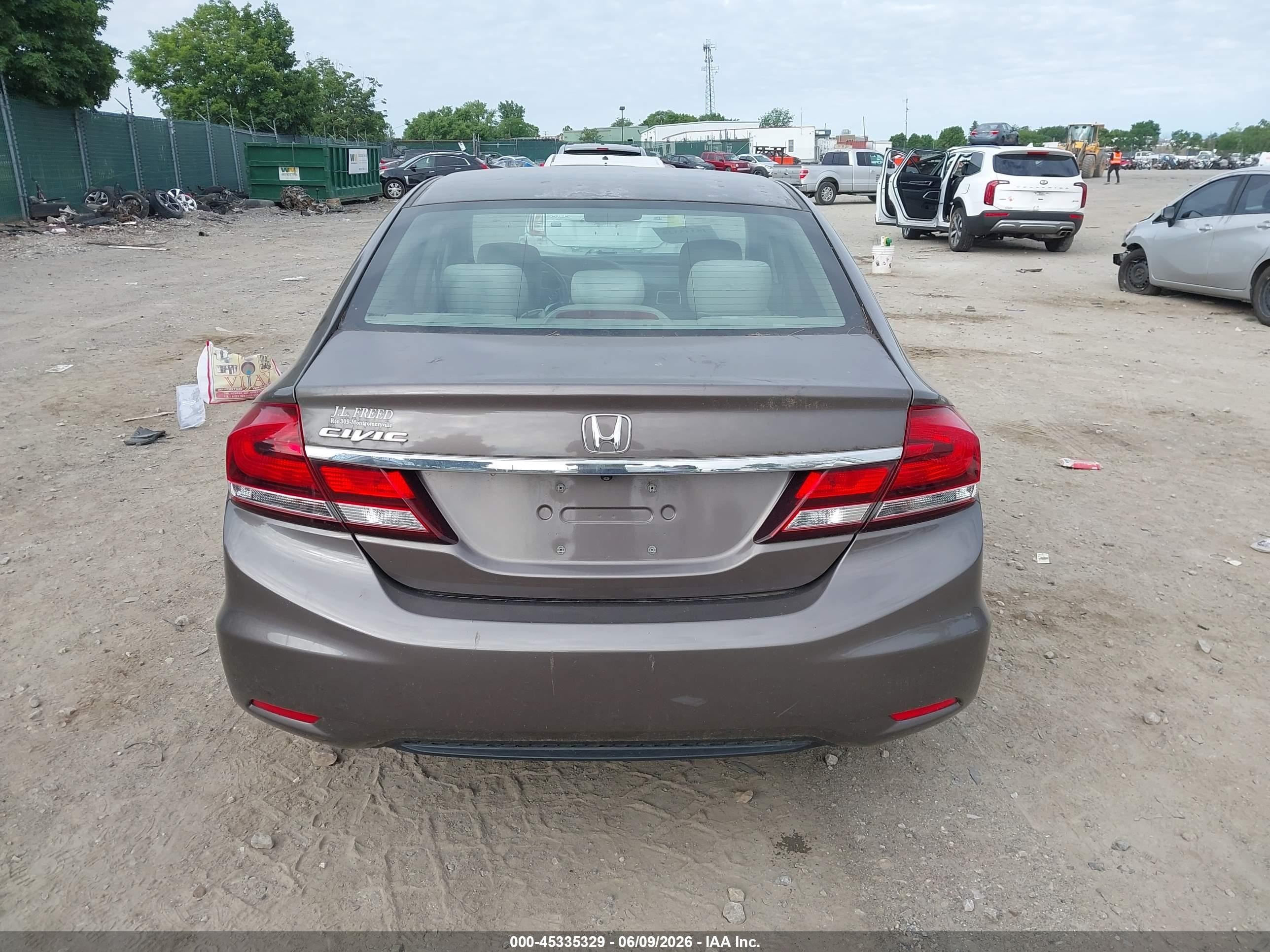 2014 Honda Civic Ex Gray vin: 2HGFB2F87EH515112