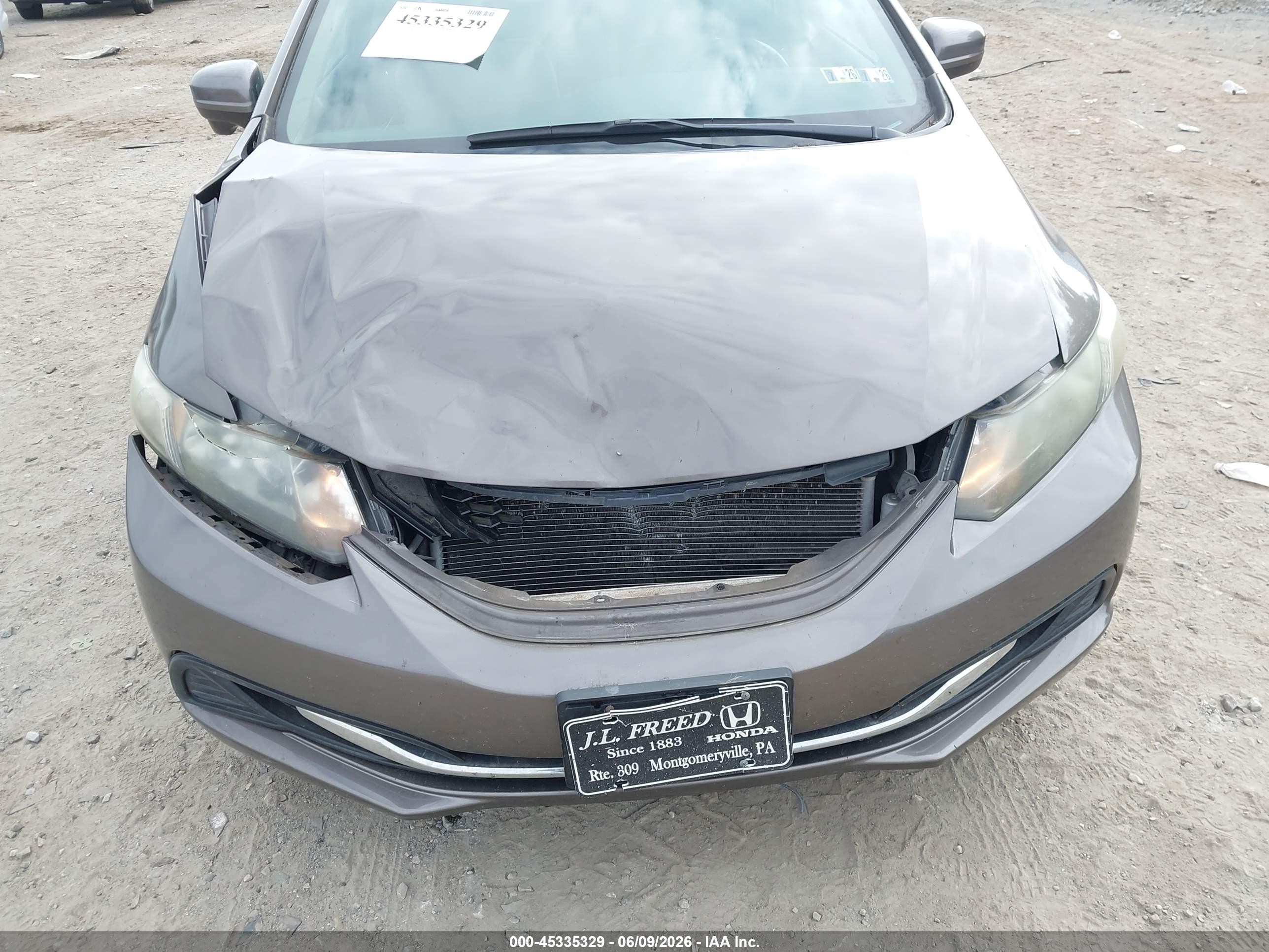 2014 Honda Civic Ex Gray vin: 2HGFB2F87EH515112