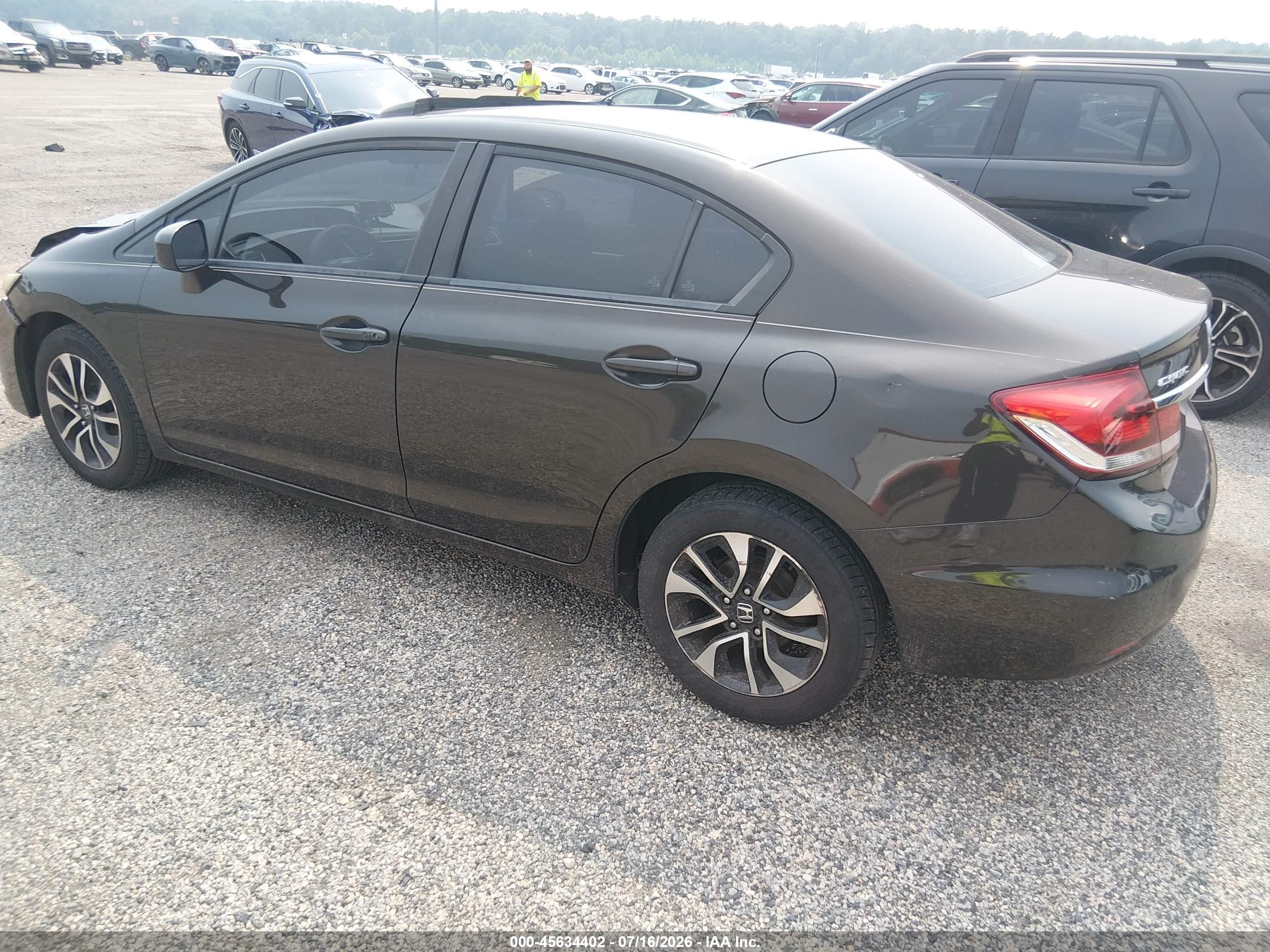 2014 Honda Civic Ex Dark Brown vin: 2HGFB2F87EH532573